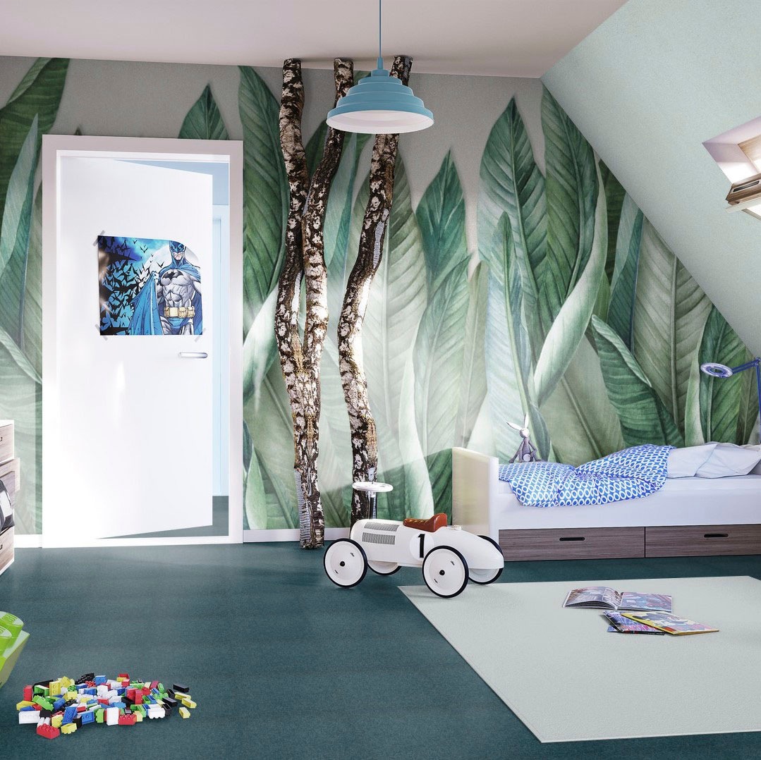 Bodenmeister Teppichboden »Jupiter, Velours - meliert, Made in Belgium«, rechteckig, 7,5 mm Höhe, Wohnzimmer, Schlafzimmer, Kinderzimmer, Breite 400/500 cm