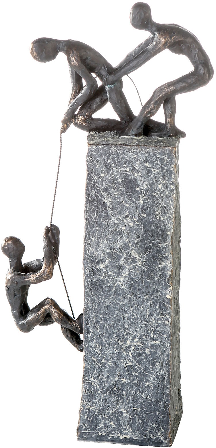 Casablanca by Gilde Dekofigur »Skulptur Assistance«, Dekoobjekt, Höhe 43 cm,  mit Spruchanhänger, Wohnzimmer kaufen | BAUR