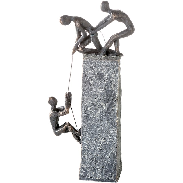 Casablanca by Gilde Dekofigur »Skulptur Assistance«, Dekoobjekt, Höhe 43 cm,  mit Spruchanhänger, Wohnzimmer kaufen | BAUR