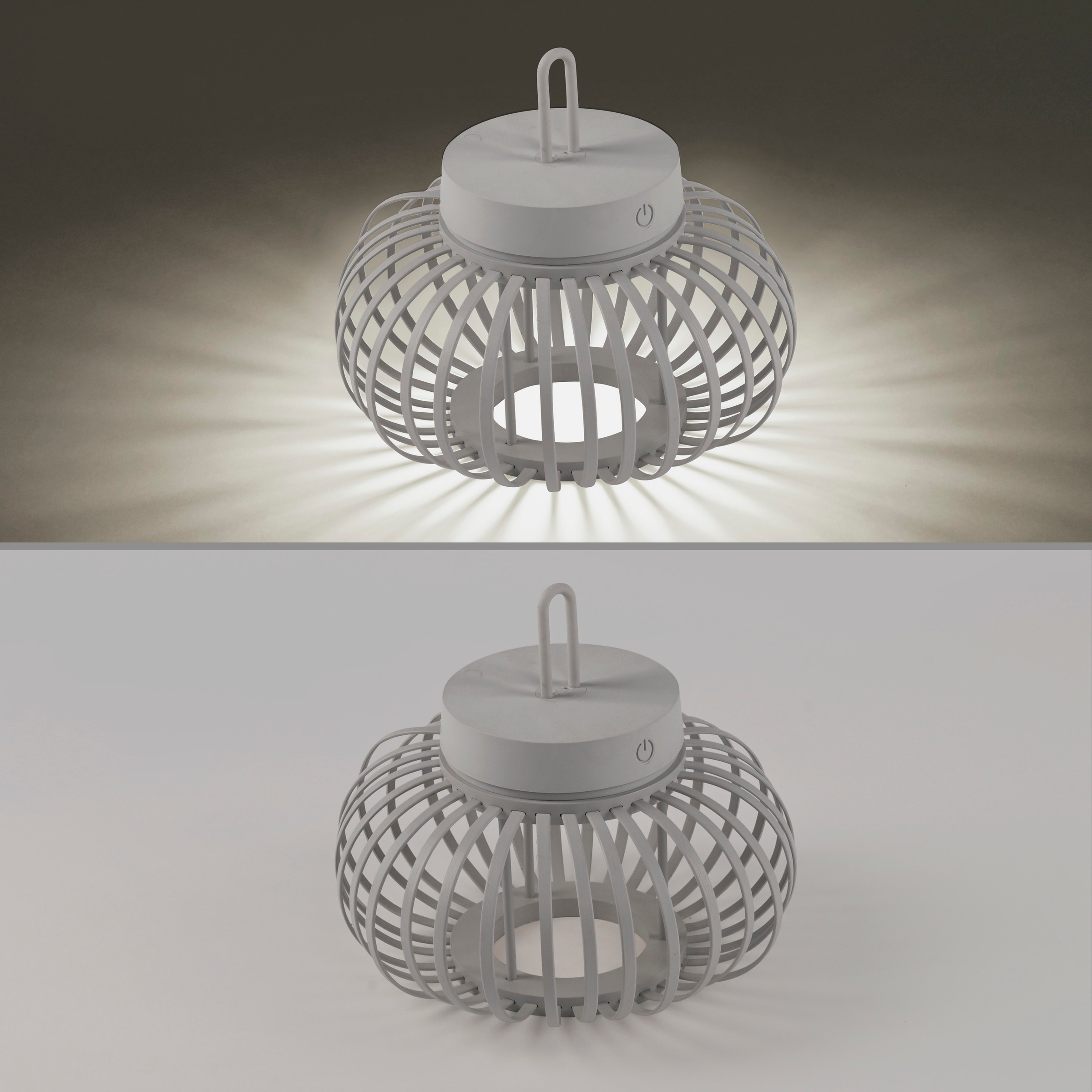JUST LIGHT Pendelleuchte »AKUBA«, 1 flammig, Leuchtmittel LED-Modul | LED fest integriert, Akkuleuchte