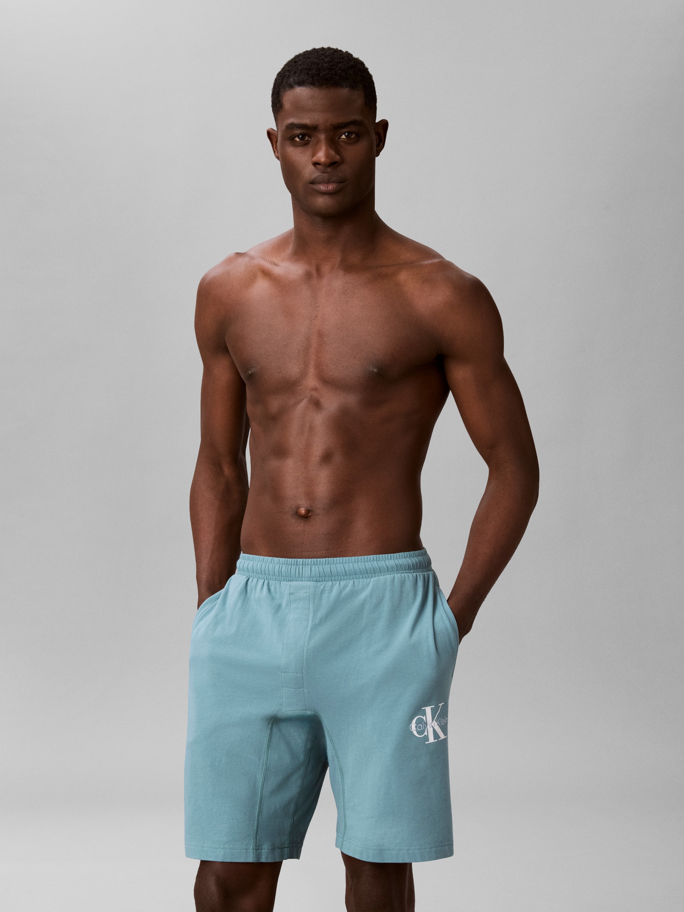 Calvin Klein Underwear Shorts "MONOGRAM SLEEP SHORT" Regular fit mit elastischem Bund