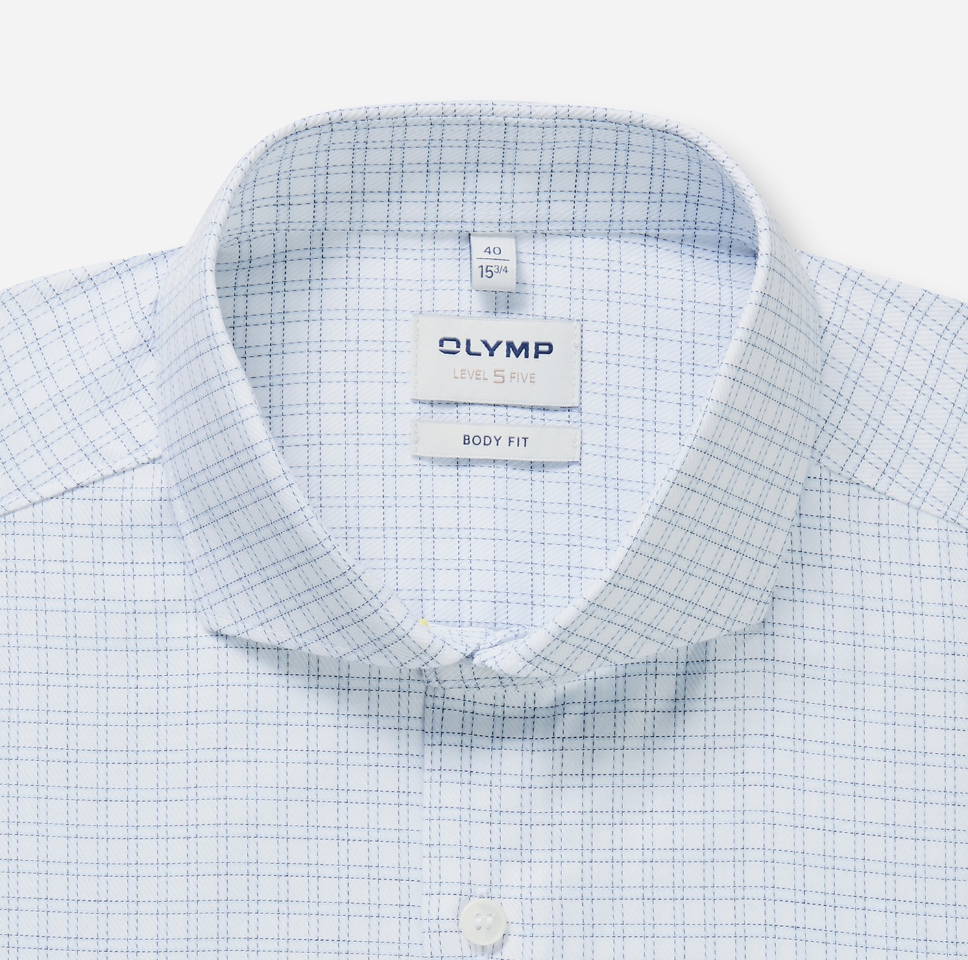 OLYMP Langarmhemd »Level 5« Body fit, Haifischkragen, Businesshemd