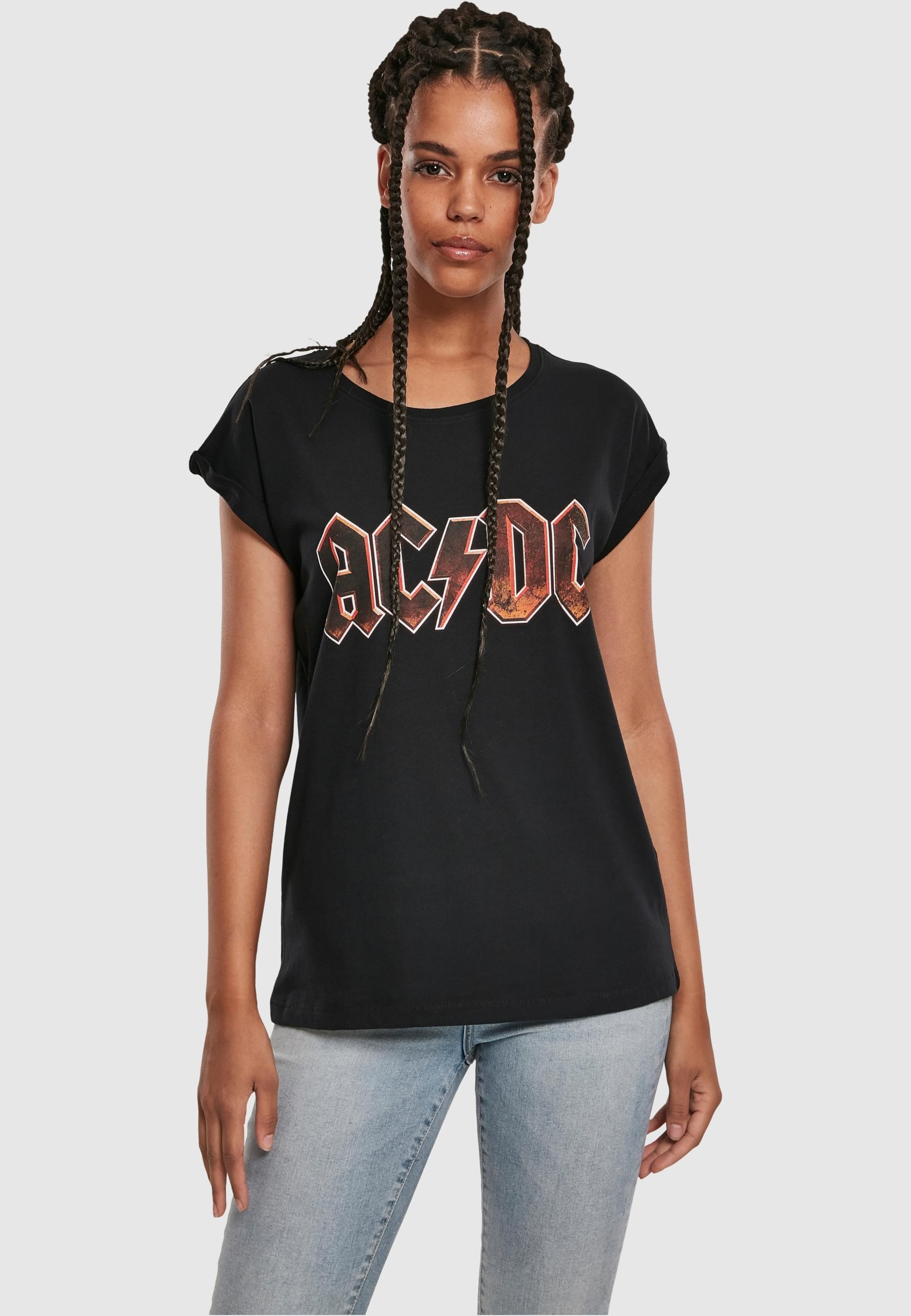 Merchcode Kurzarmshirt »Merchcode Damen Ladies AC/DC Voltage Tee«, (1 tlg.)