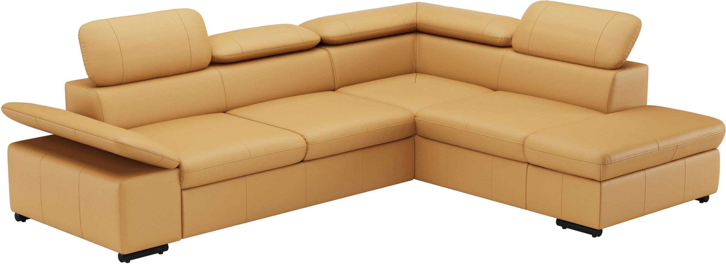 sit&more Ecksofa »Alcudia L-Form«, mit Armteilverstellung, optional Kopfteilverstellung und Bettfunktion