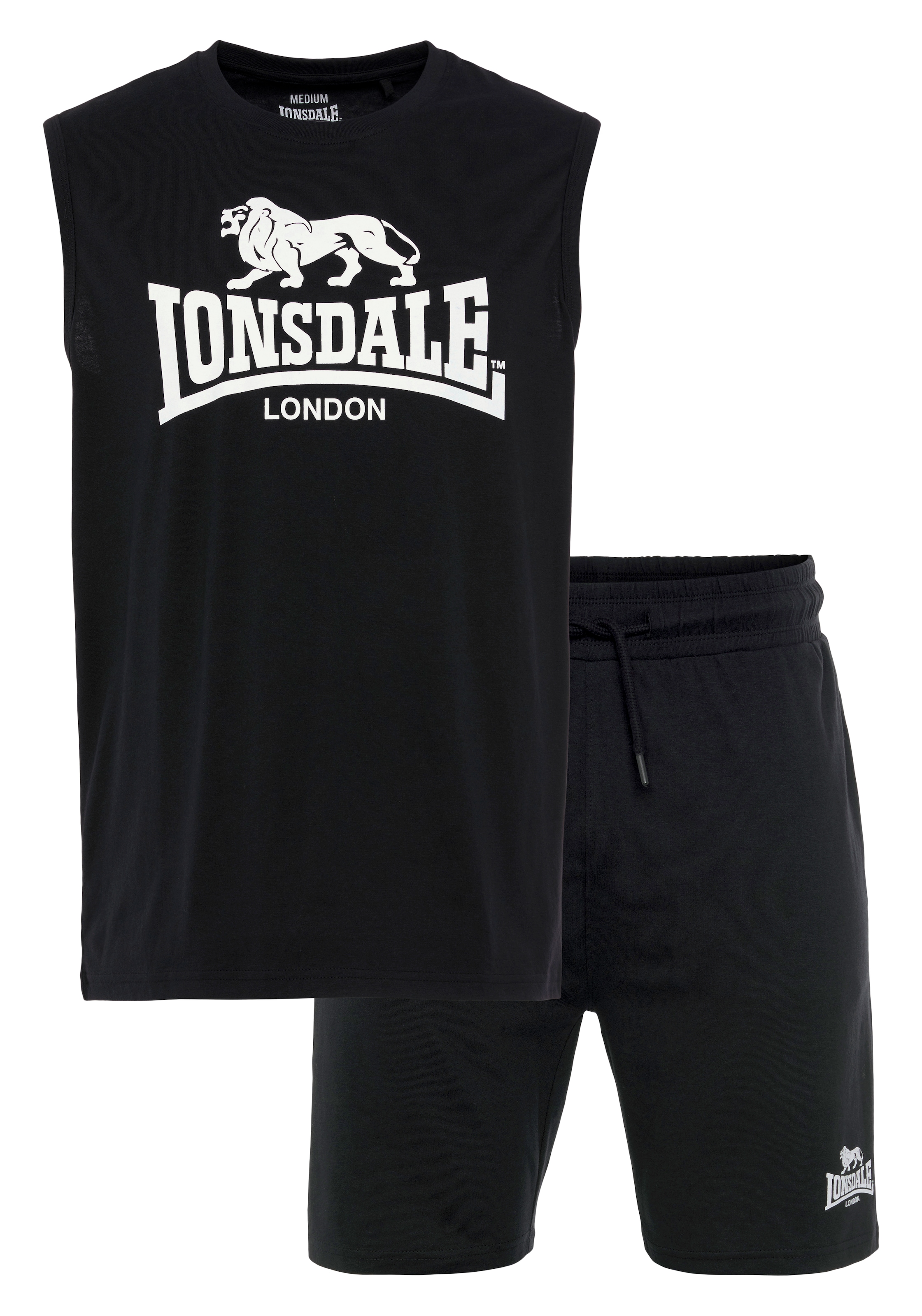 Lonsdale Sportanzug "ALLANTON" Set, 2 Stk. tlg. Tank und Shorts Set günstig online kaufen
