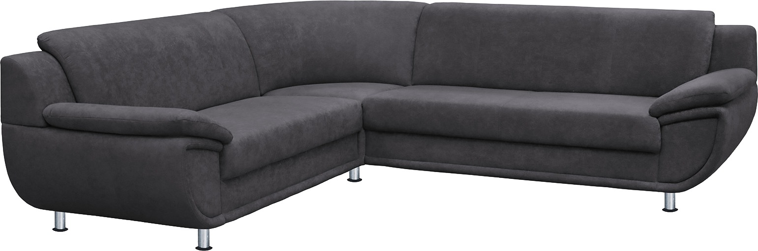 Thumbnail - TRENDMANUFAKTUR Ecksofa "Rondo wahlweise mit Schlaffunktion, bequeme Armlehnen, Bestseller", L-Form, wahlweise mit Feder...