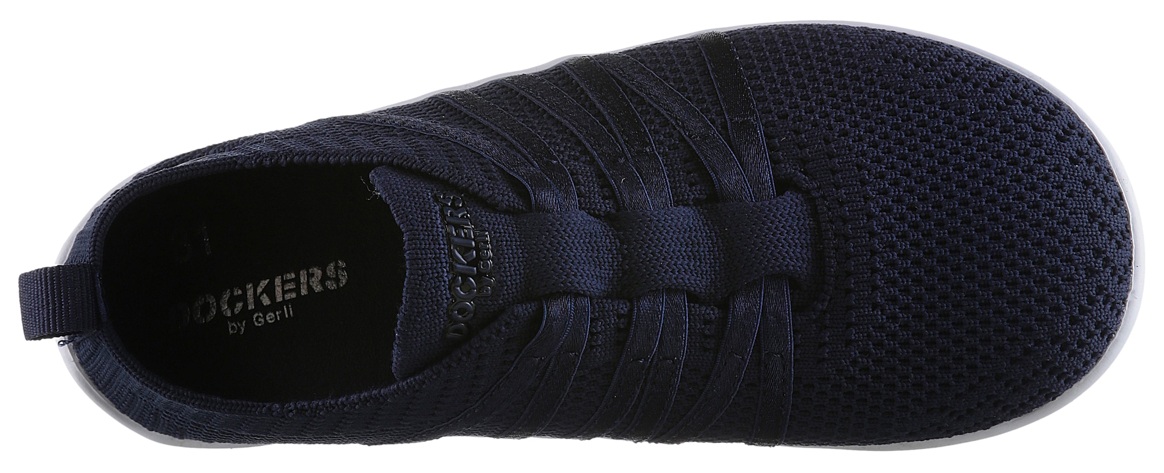 Dockers by Gerli Slip-On Sneaker, Barfußsohle, Schnürschuh, Schlupfschuh mit Gummizug