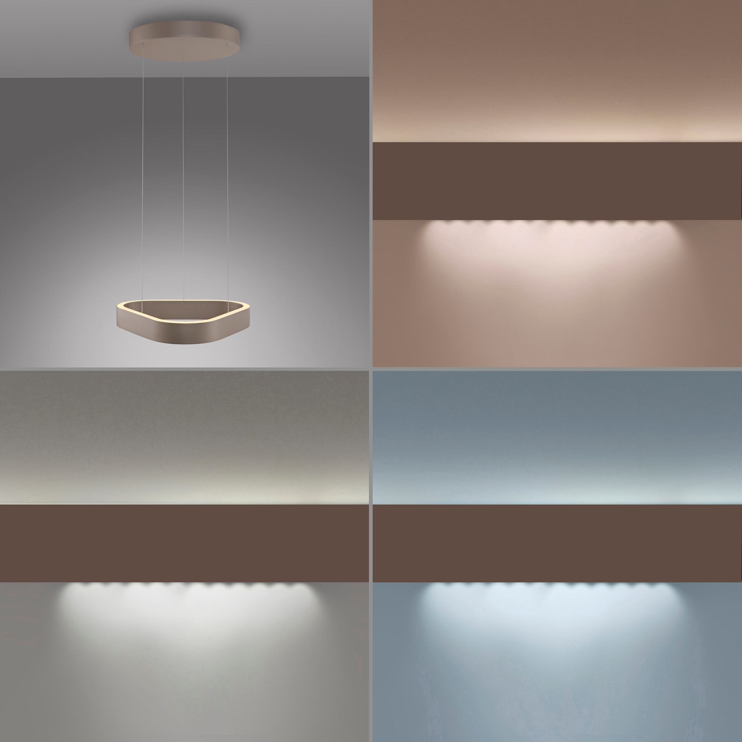 Neuhaus Q DESIGN CONTROL LIGHTS LED Pendelleuchte »Q-STRETTO« LED-Board 1 Stk. warmweiß - kaltweiß