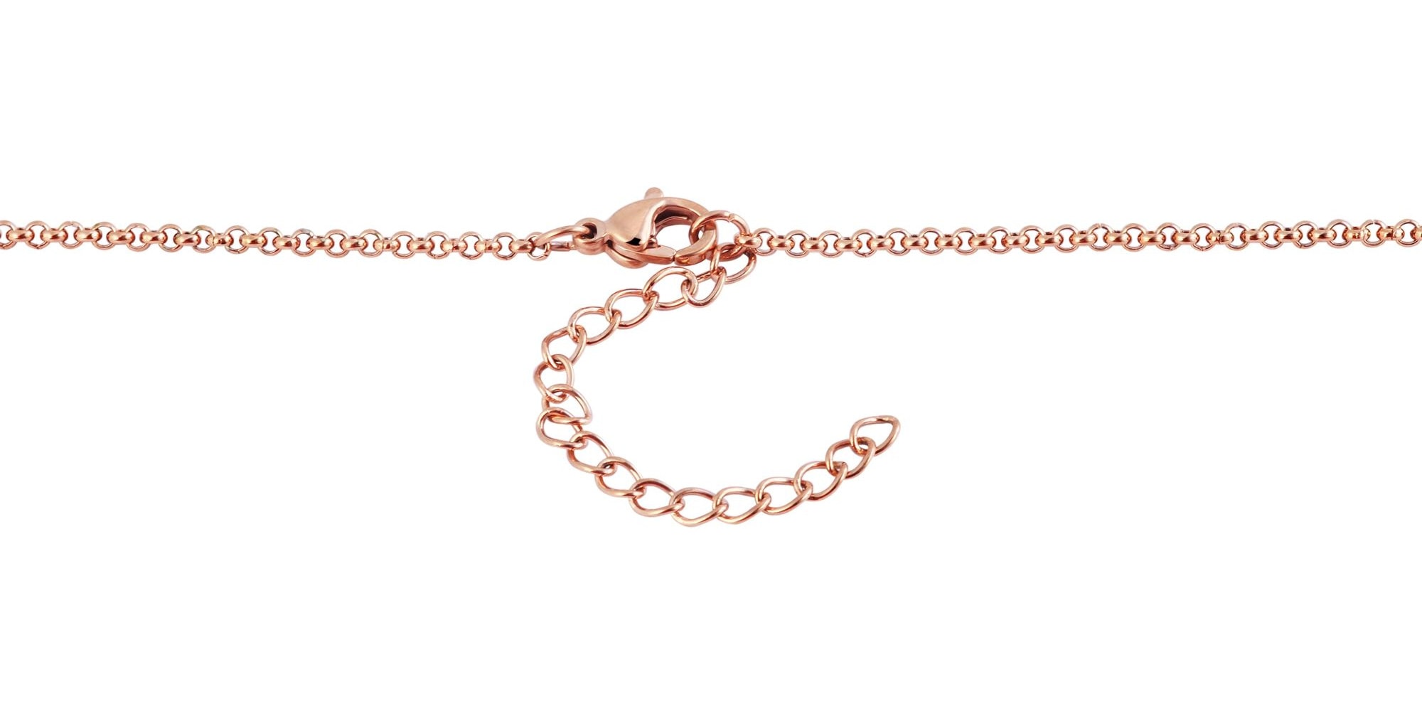 Adelia´s Kette ohne Anhänger »Halskette – Erbskette aus Edelstahl 45+5« Ideal als Geschenk zum Geburtstag