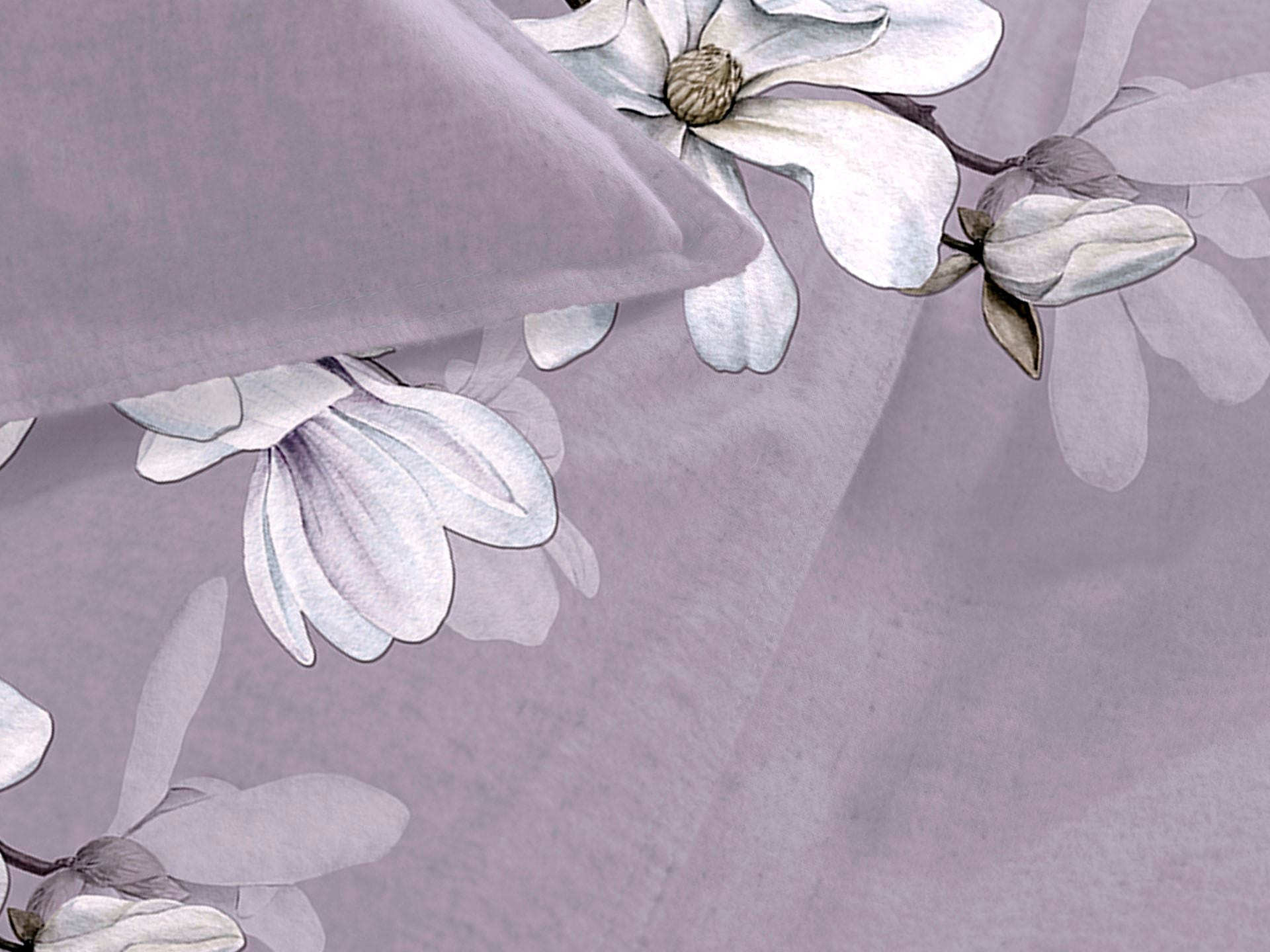 Heckett & Lane Bettwäsche »Stacey«, Blumen Design, 100% Baumwolle ab 135x200 cm.