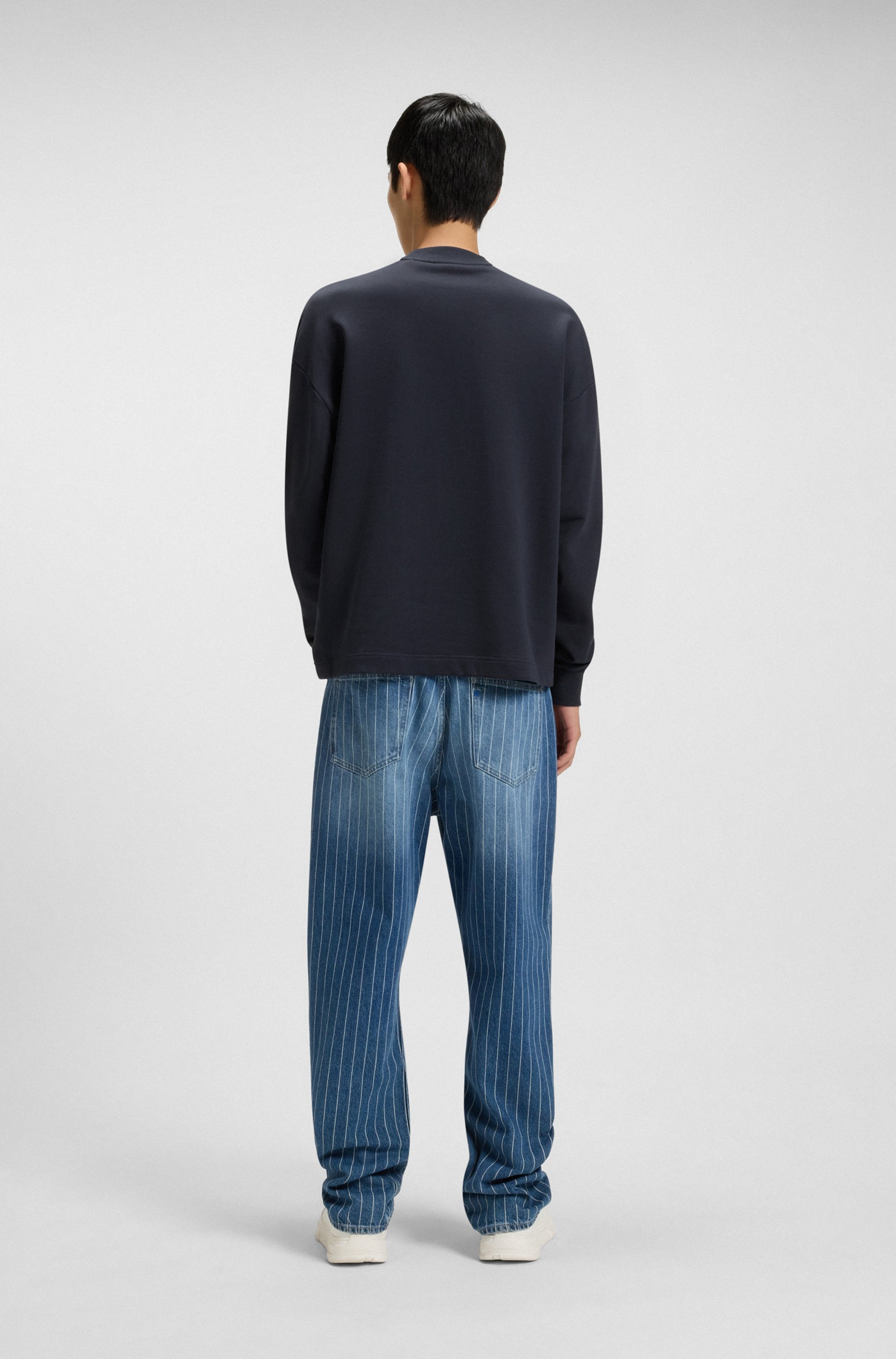 HUGO Blue Sweatshirt »Nedro«, mit Logo-Patch
