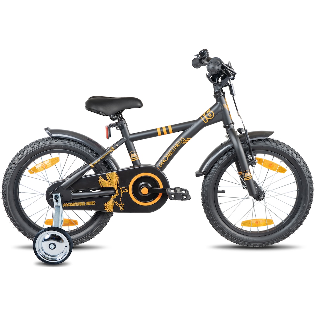 PROMETHEUS BICYCLES Kinderfahrrad »BLACK Hawk«, 1 Gang, ohne Schaltung