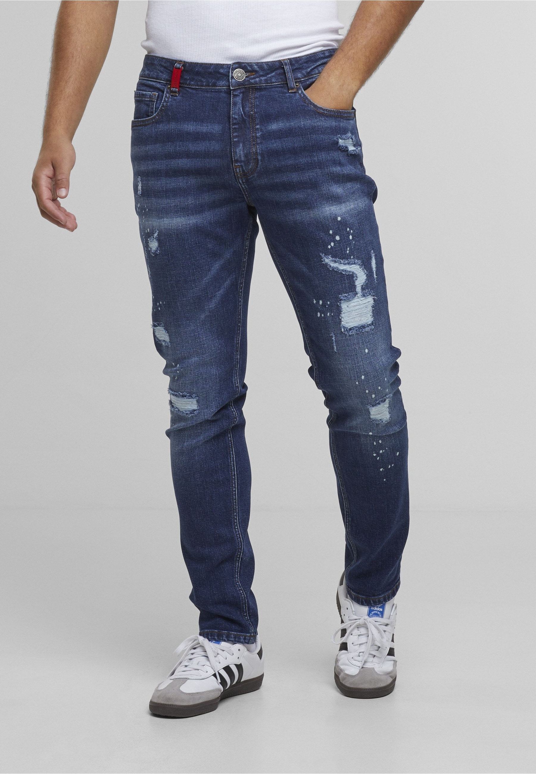 2Y Premium Bequeme Jeans »2Y Premium 2Y EMILIO RIPPED SLIM FIT JEANS«