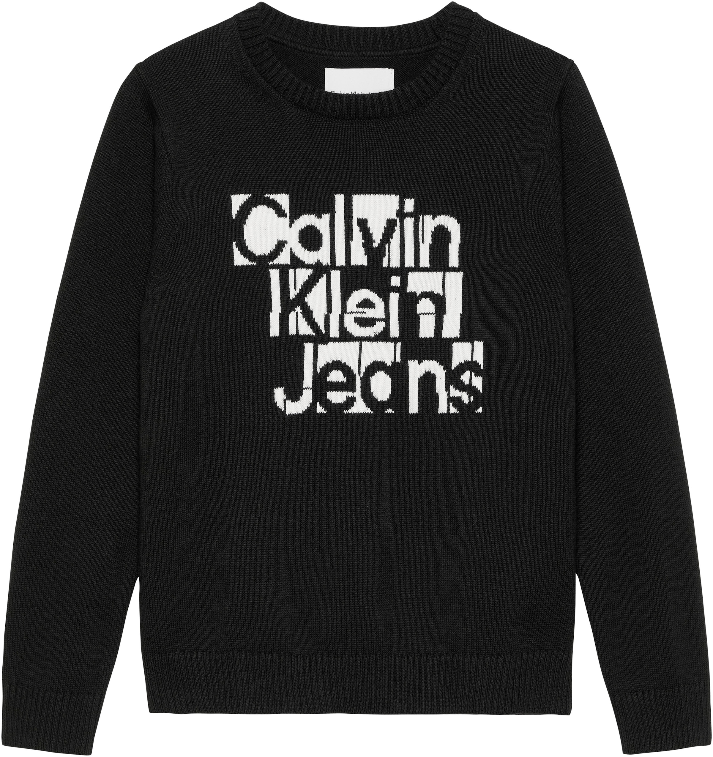 Calvin Klein Jeans Rundhalspullover »INST. GRID GRAPHIC SWEATER«, für  Kinder bis 16 Jahre online bestellen | BAUR