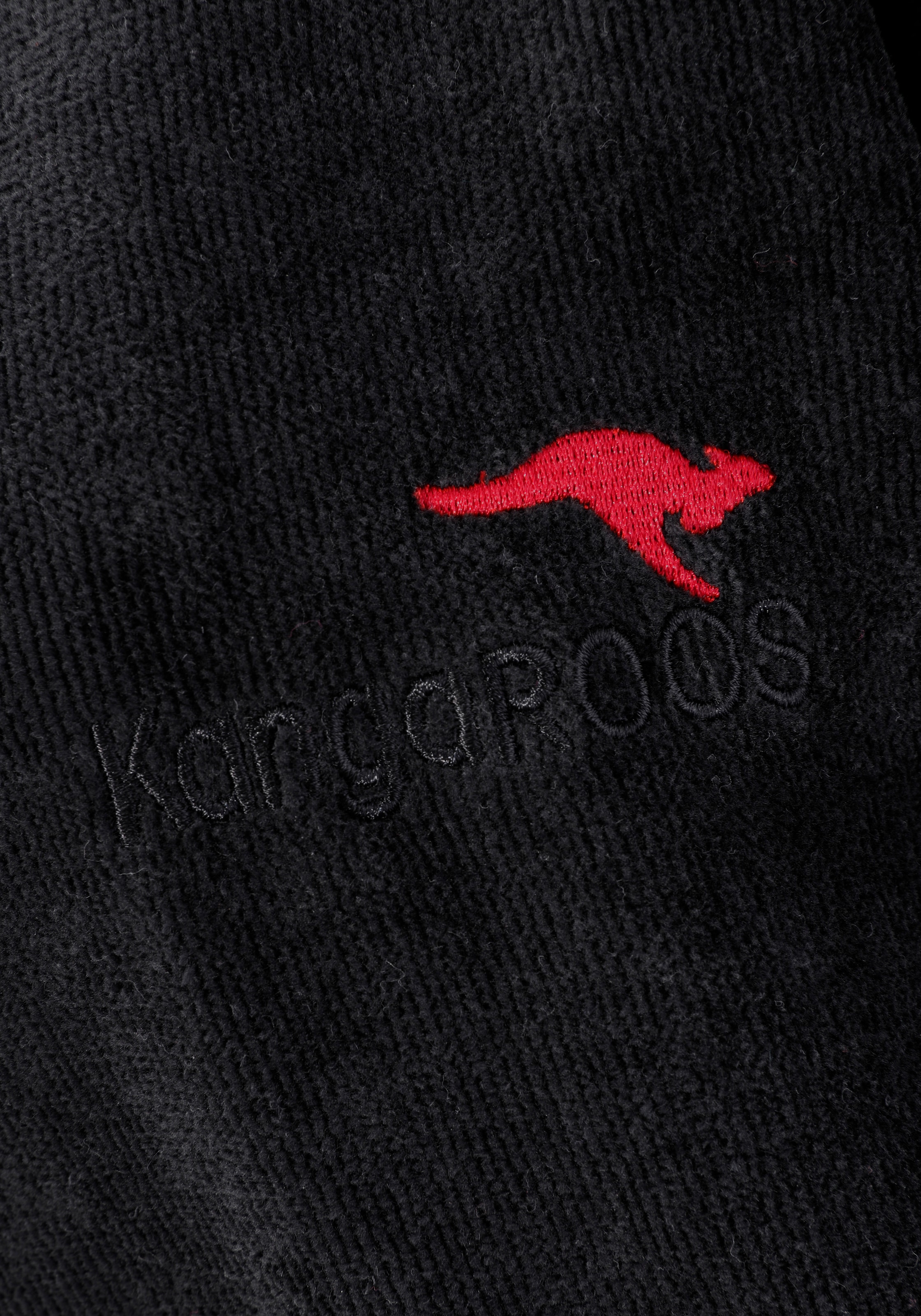 KangaROOS Badeponcho »Summer, ideal für Sauna, Spa & im Urlaub, Damen & Herren«, (1 St.), Surfponcho, mit Bauchtasche, 100% Baumwolle, Frottee