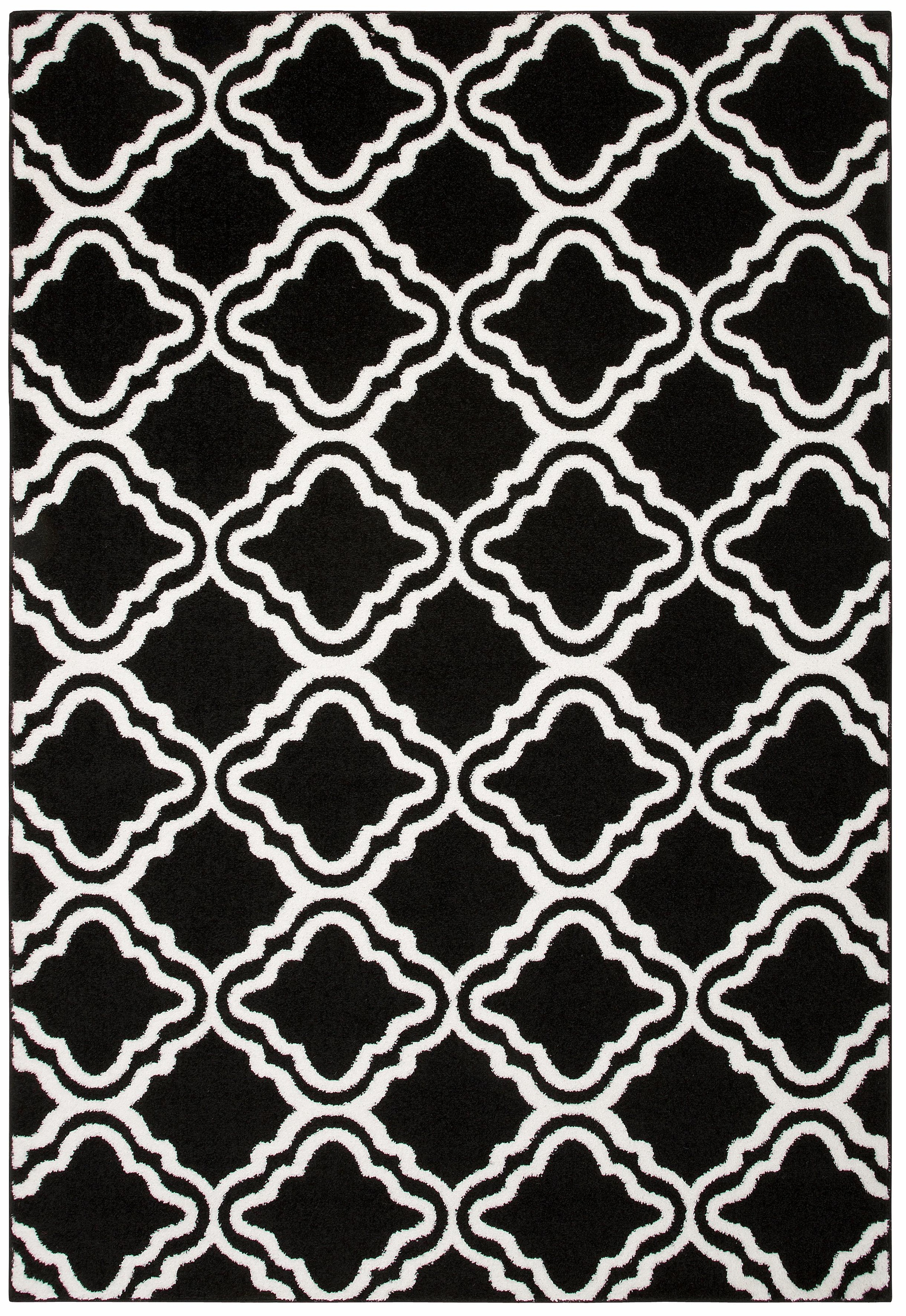 my home Teppich "Debora" rechteckig 13 mm Höhe Kurzflor Teppich, gemustert, günstig online kaufen