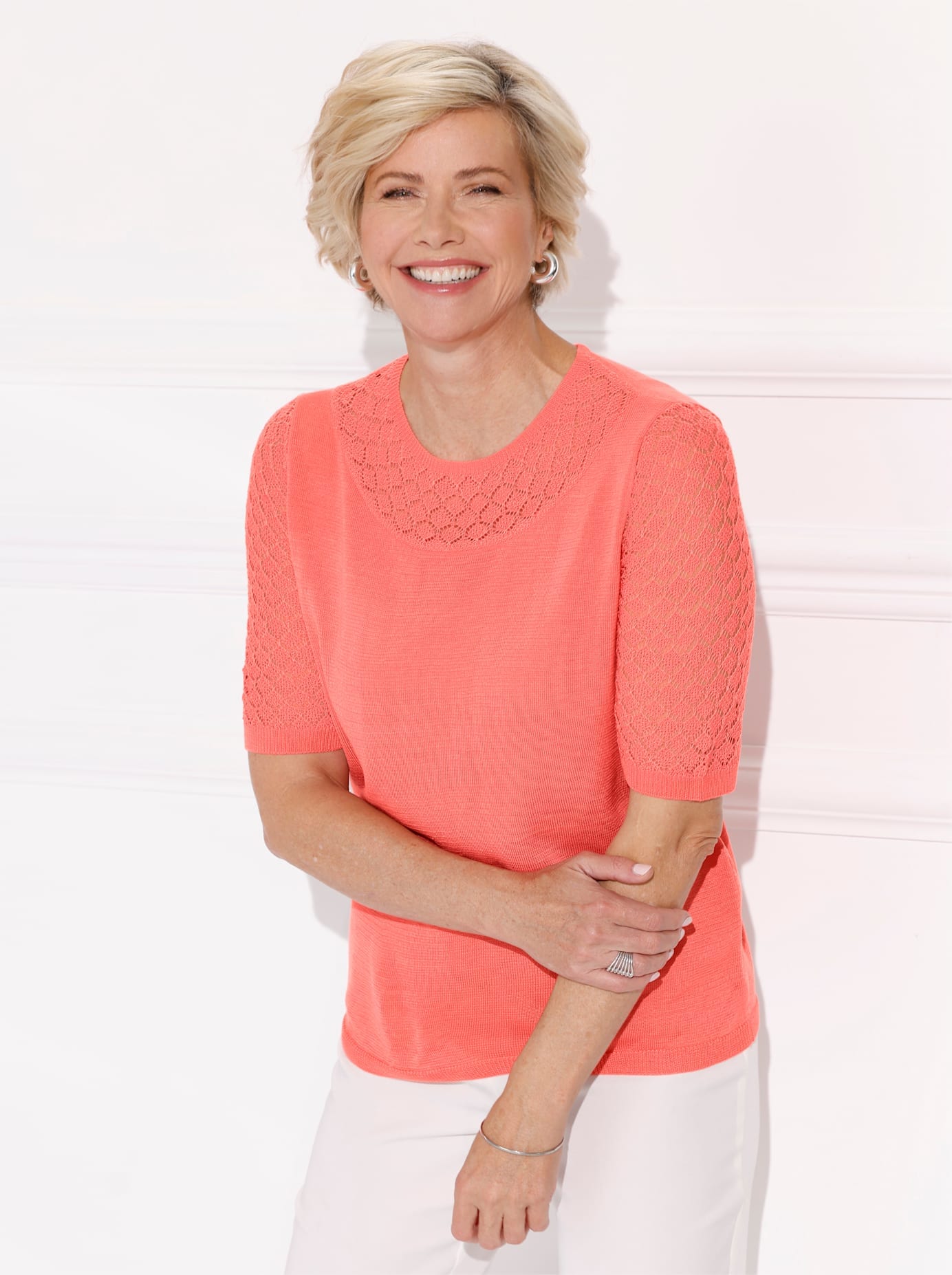 Classic Ajourpullover "Ajour-Pullover" günstig online kaufen