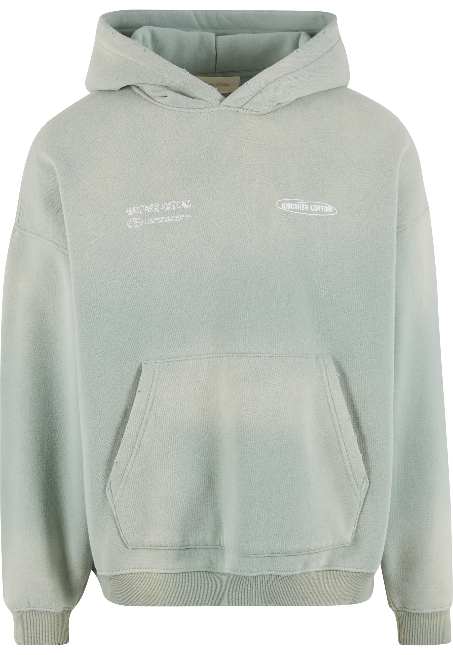 Another Cotton Lab Kapuzensweatshirt "Another Cotton Lab Matcha Lab Oversized Washed Hoodie", 1