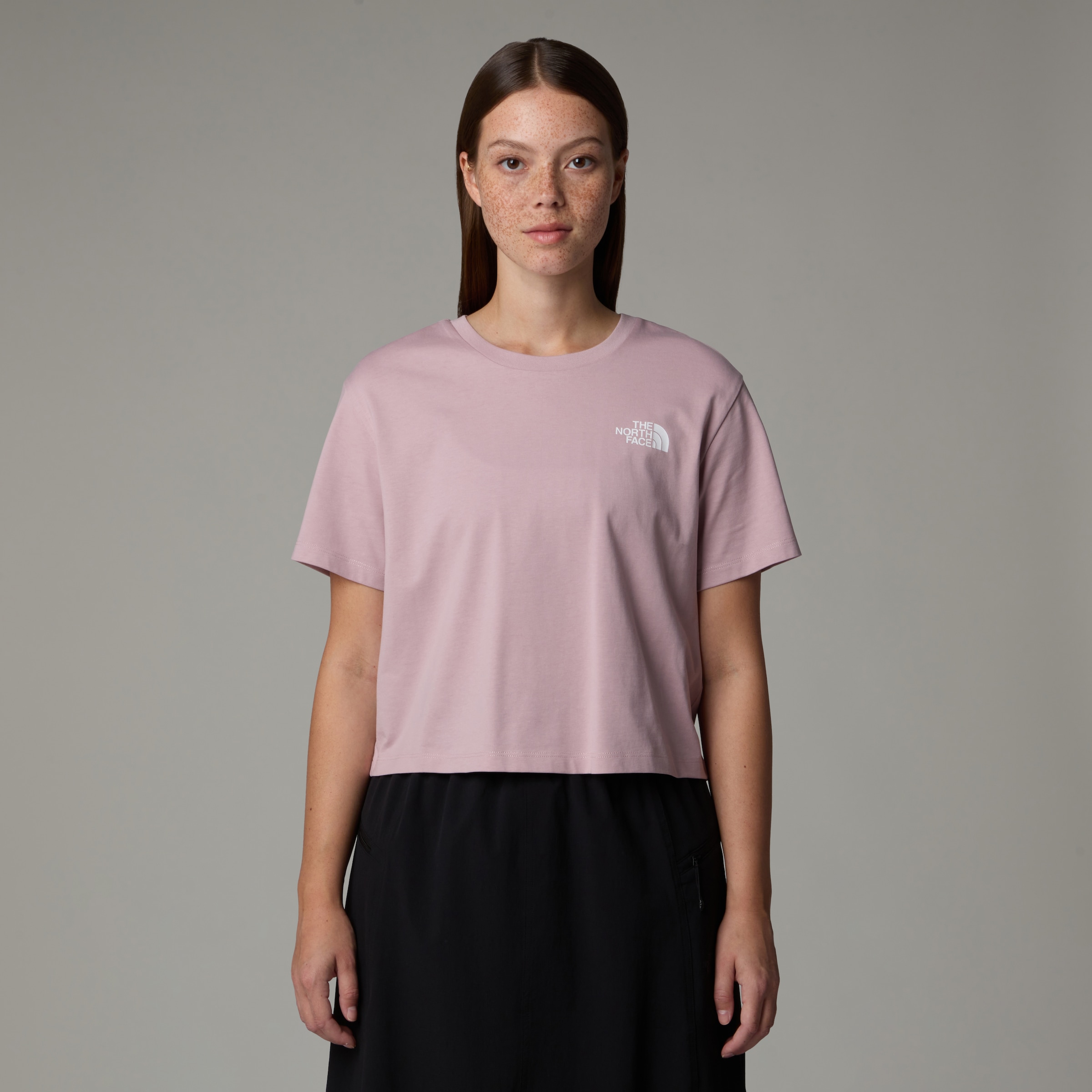 The North Face T-Shirt "W SIMPLE DOME CROPPED SLIM TEE", (1 tlg.) günstig online kaufen