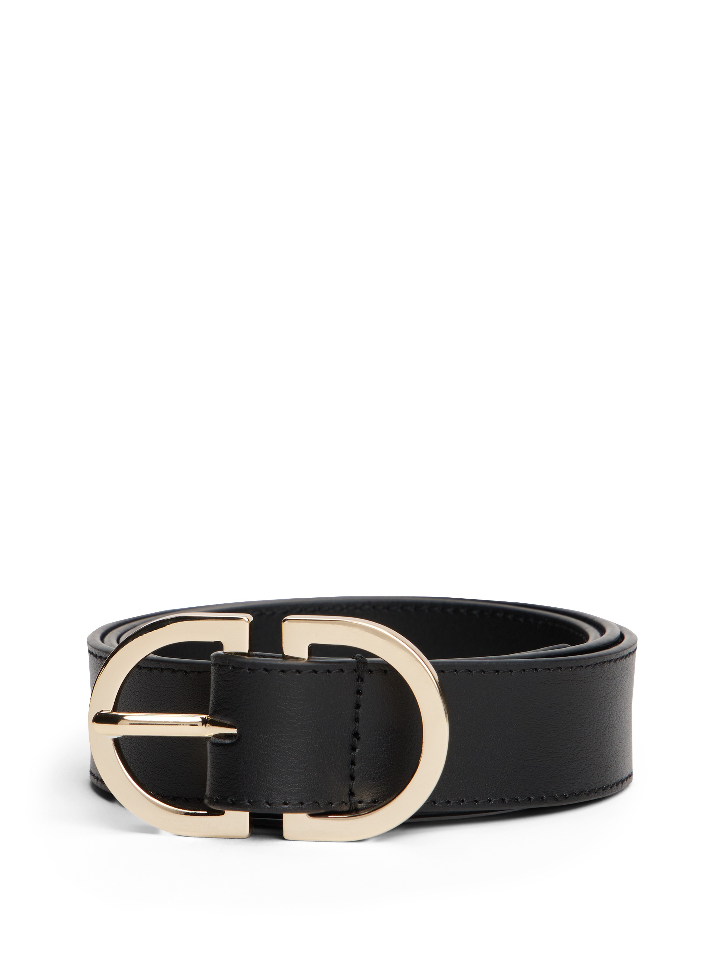 Tommy Hilfiger Ledergürtel "TH FEMININE OVAL 2.5 cm breit" günstig online kaufen