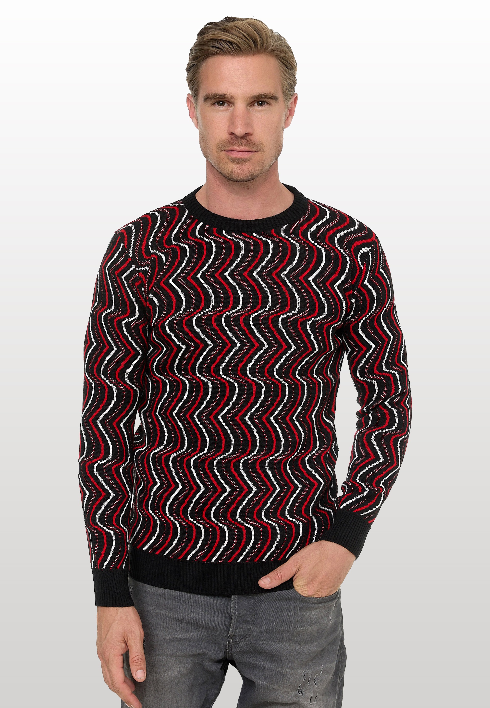 Strickpullover, in tollem Design