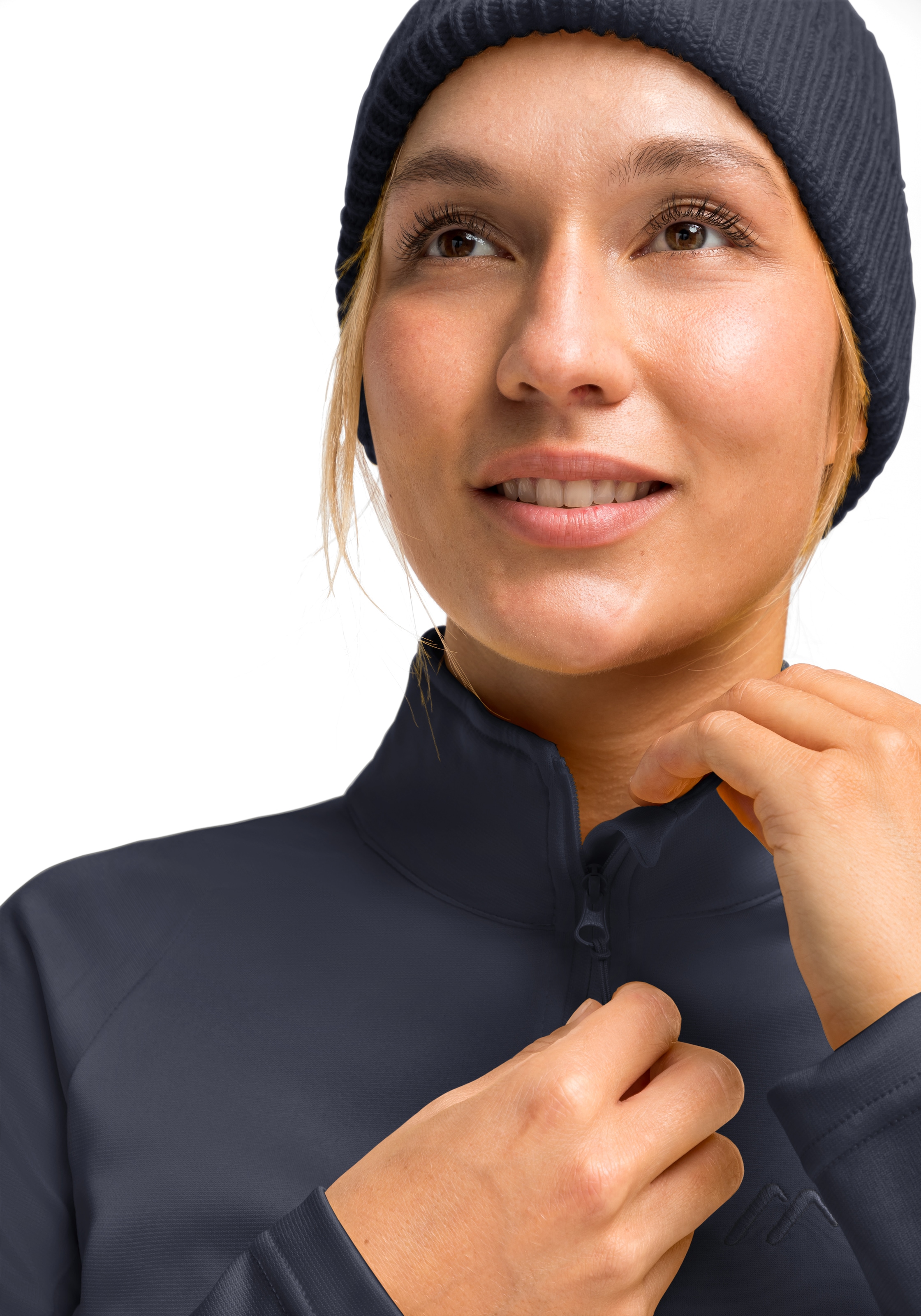 Maier Sports Fleecepullover "Eva", Damen Fleece, funktioneller Midlayer, Ha günstig online kaufen