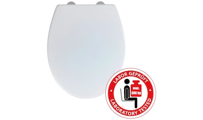 WENKO WC-Sitz »Korfu«, (1 St.), Thermoplast weiß, mit Absenkautomatik, bis 300 kg... kaufen