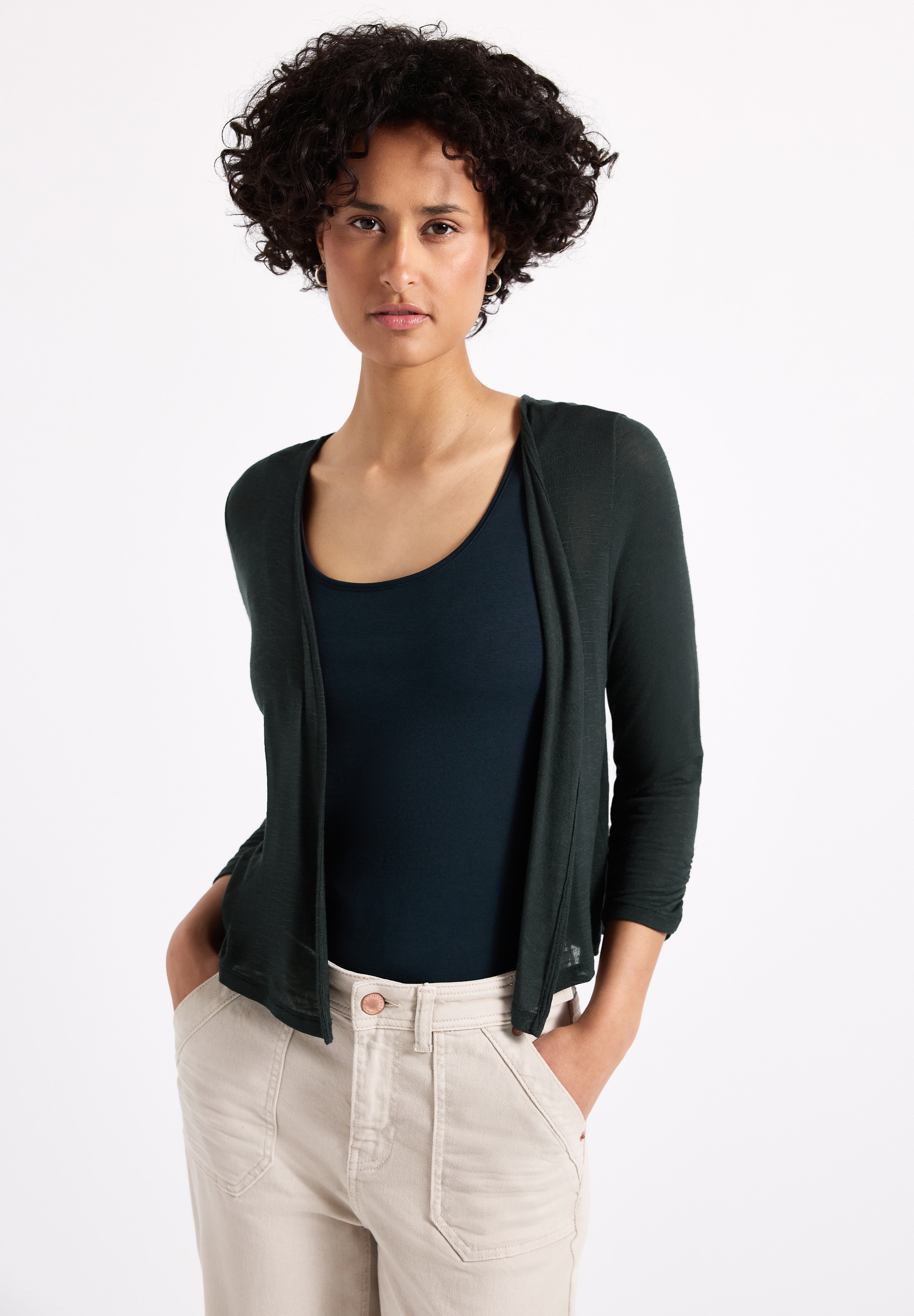 STREET ONE Cardigan, mit 3/4 Ärmeln günstig online kaufen