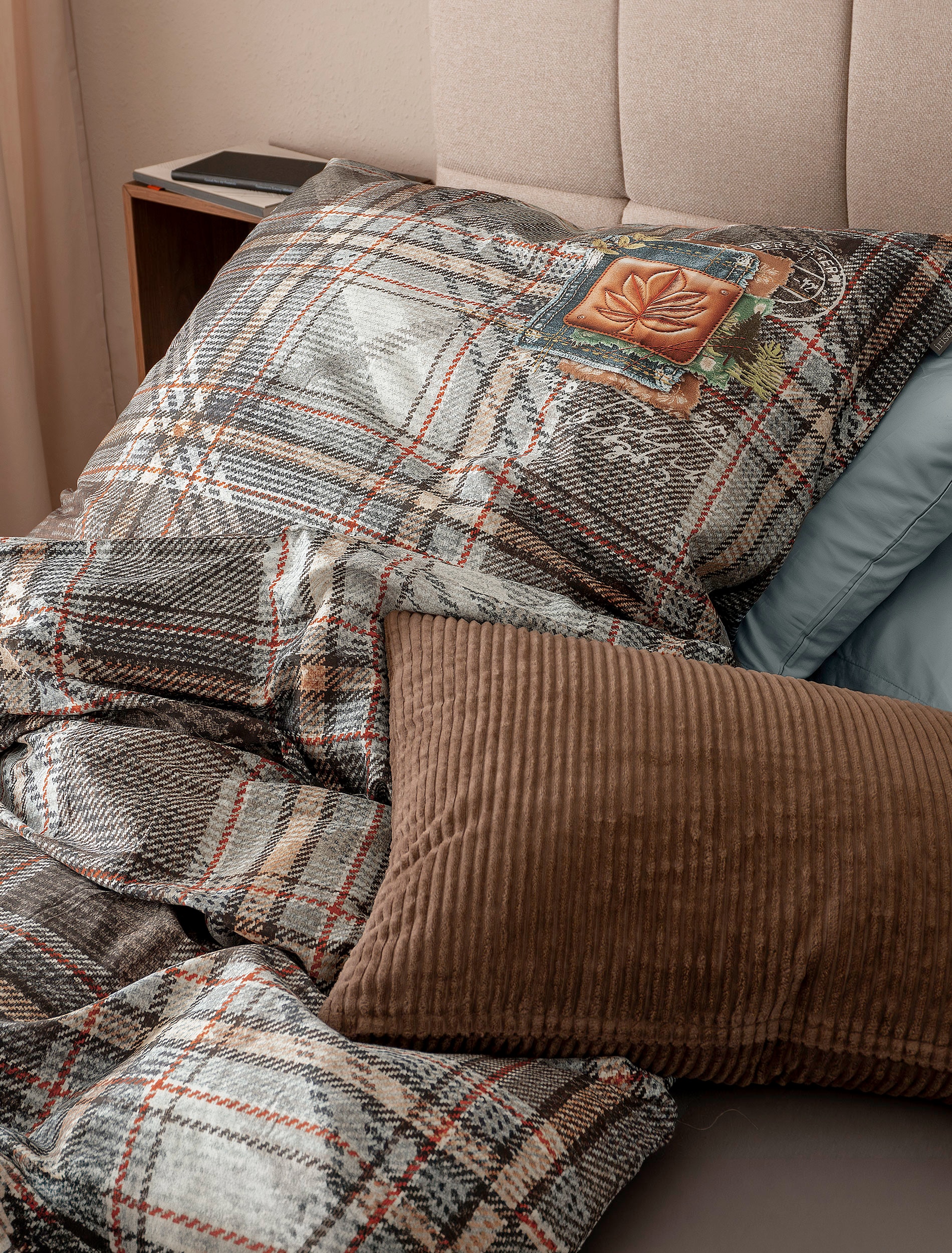 Irisette Bettwäsche »Wave 8770« 2 Mako-Satin, anschmiegsam und atmungsaktiv, Ganzjahresqualität