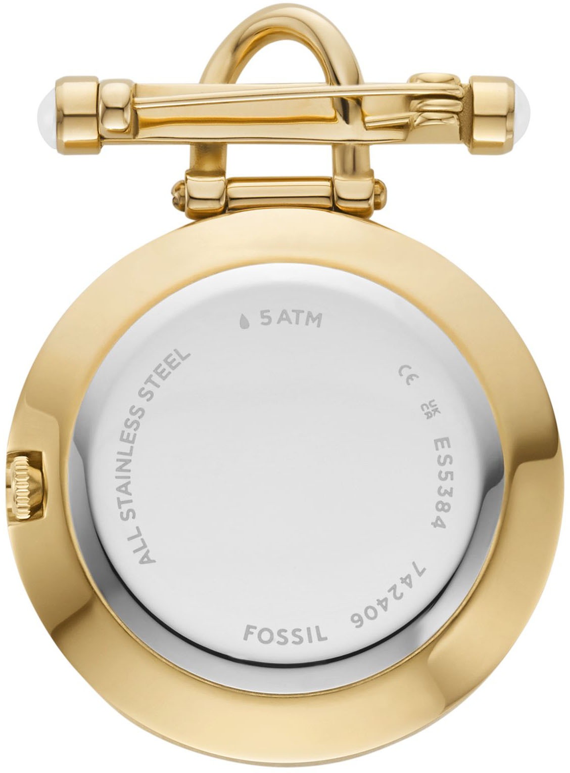 Fossil Quarzuhr »SCARLETTE«, Damenuhr, Brosche, Ansteckschmuck, ideal auch als Geschenk