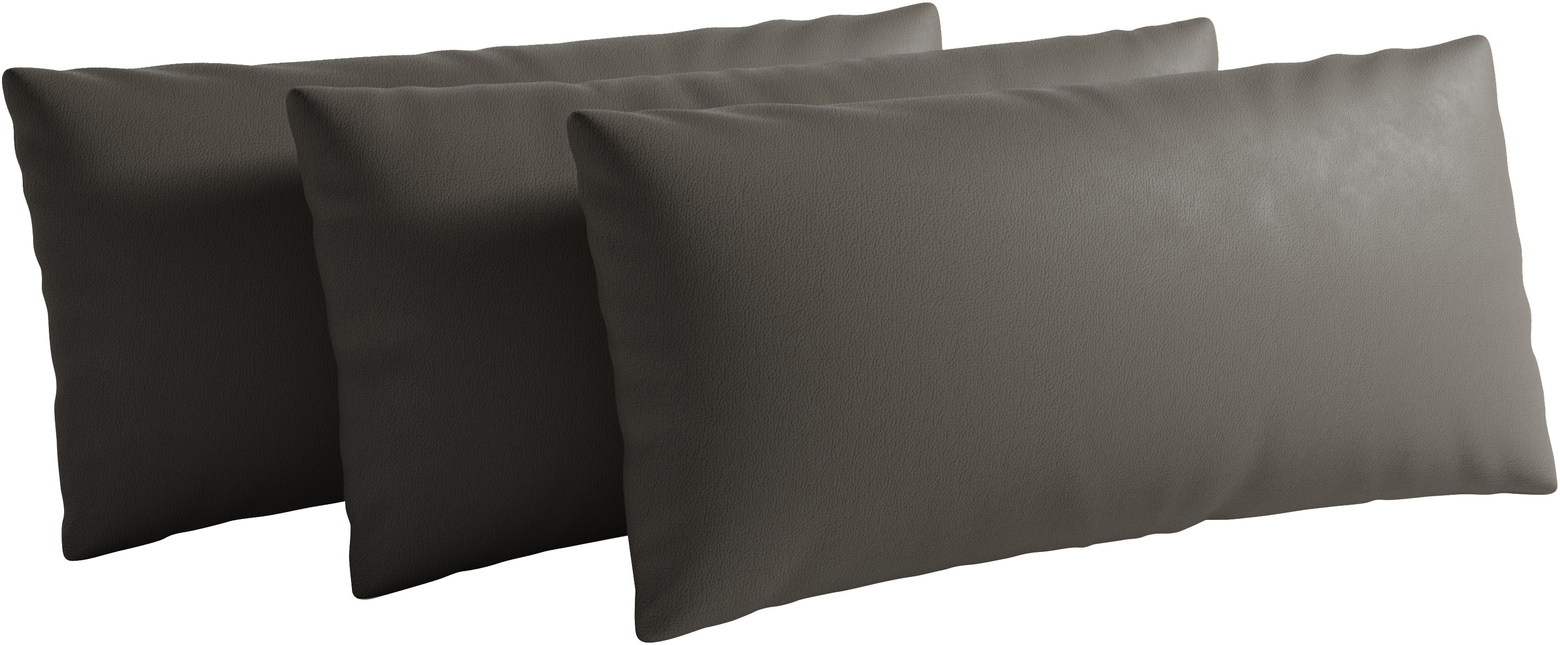 sit&more Sofakissen "Chelsea, 60 cm, Leder" zur Auswahl Sets mit 2 oder 3 Stück