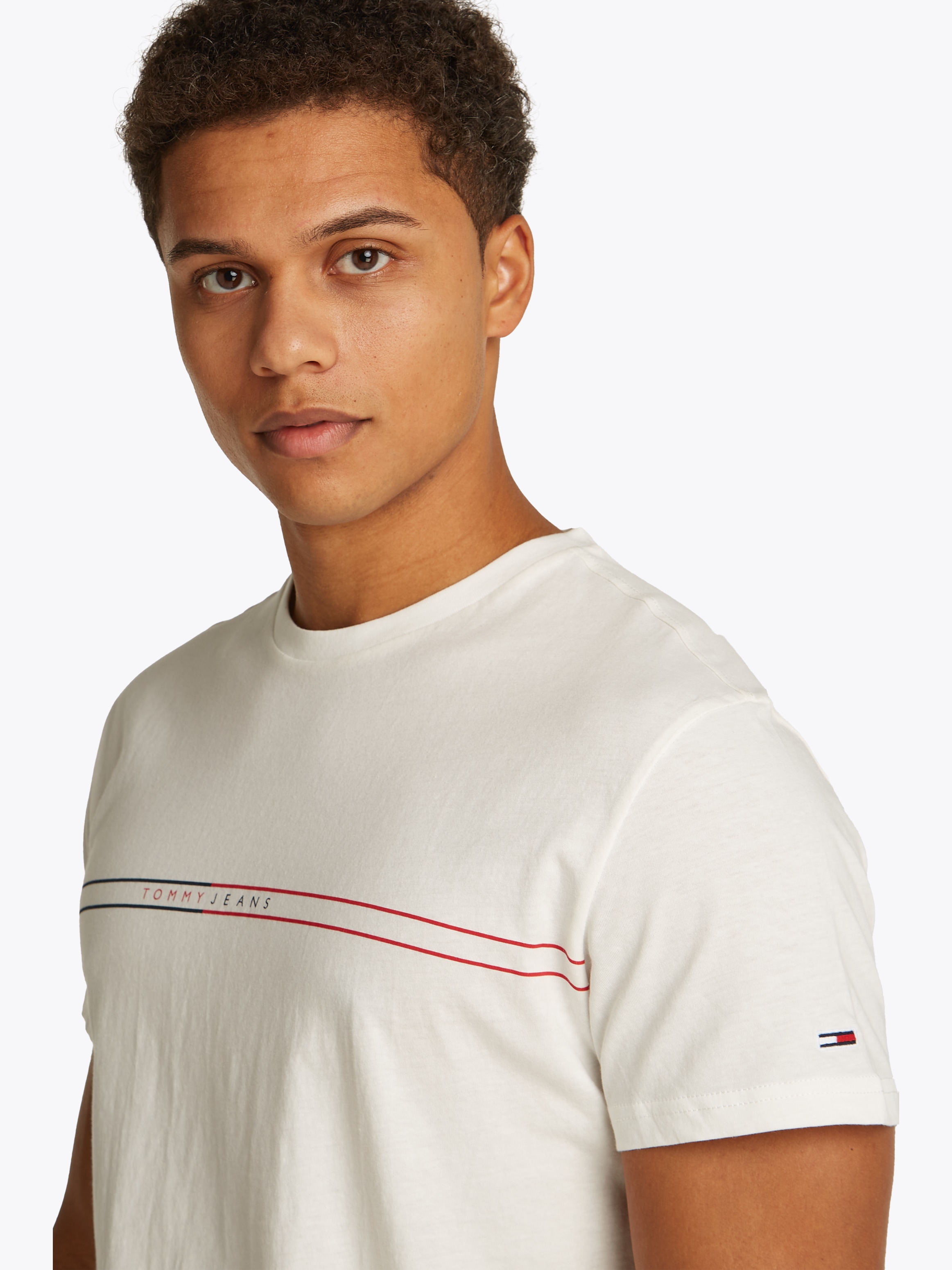Tommy Jeans T-Shirt »TJM SLM ENTRY GRPHC T EXT 2 PCK«, (Packung, 2 tlg., 2er)