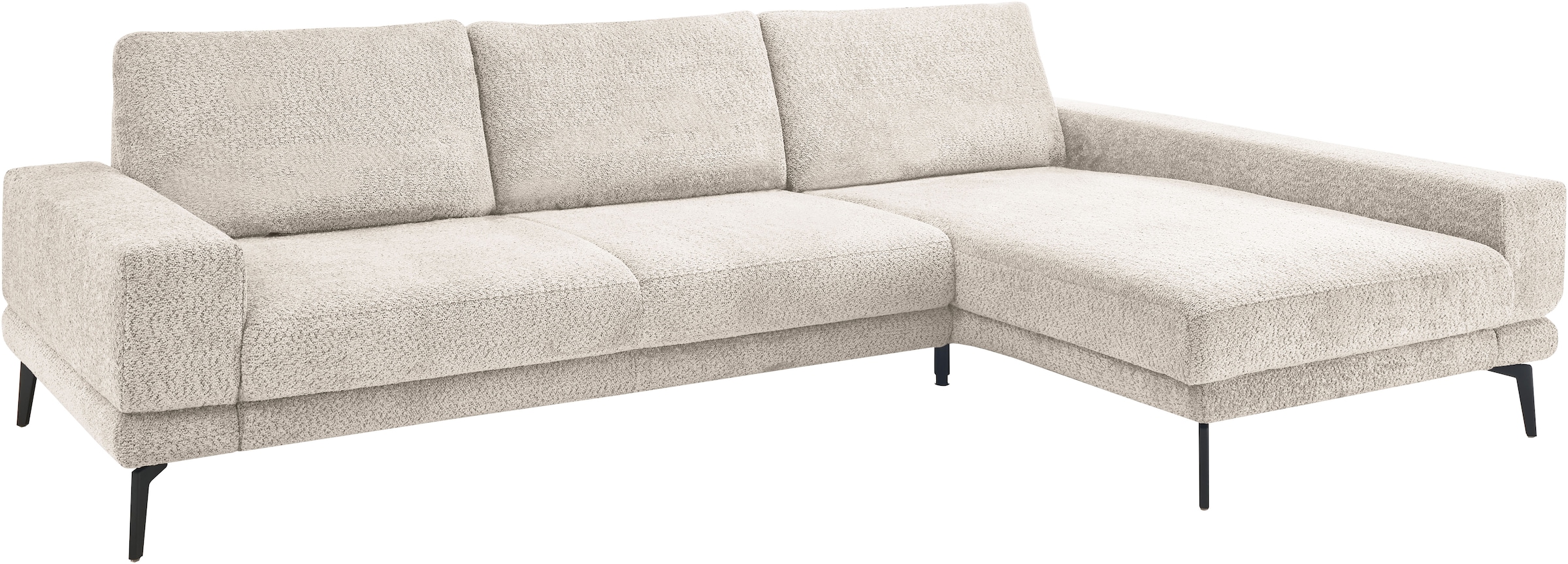 set one by Musterring Ecksofa "SO 3600 optimaler Sitzkomfort in Federkern o. Kaltschaum, 2 Sitzhöhen" Sitzhöhe 42 cm, Kaltschaum, B 293 x T 180 cm, Kama sand