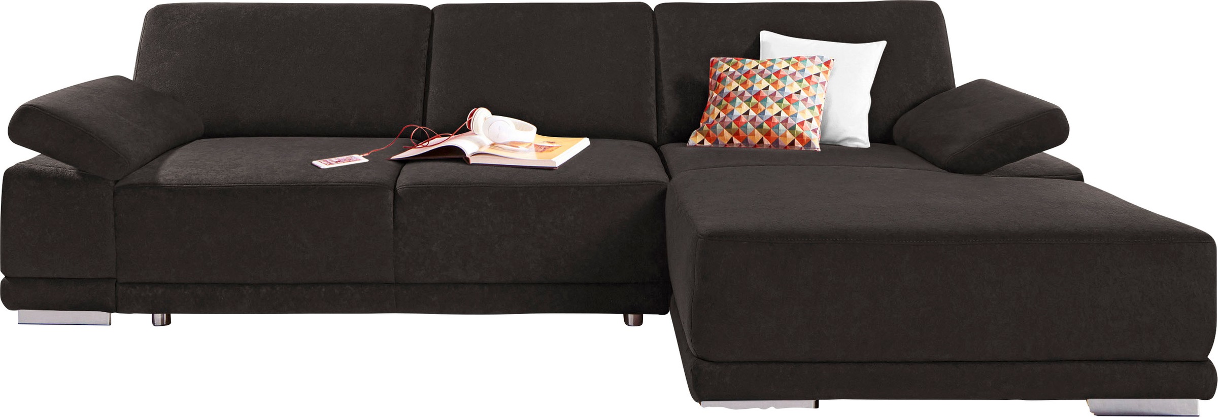 sit&more Ecksofa "Coria L-Form", mit XL-Recamiere, wahlweise mit Bettfunkti günstig online kaufen