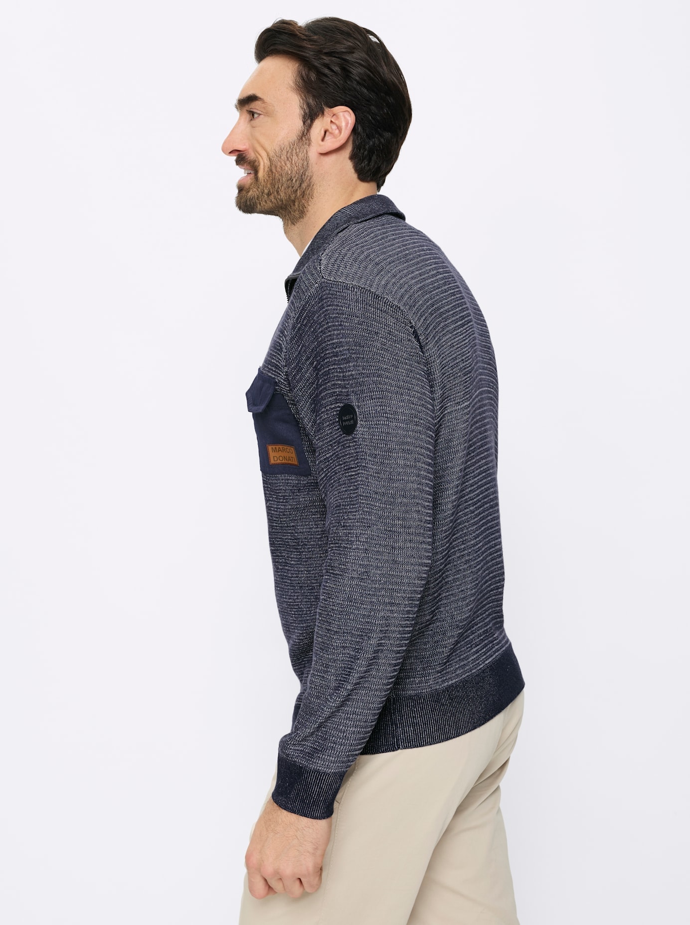 Marco Donati Stehkragenpullover »Pullover«