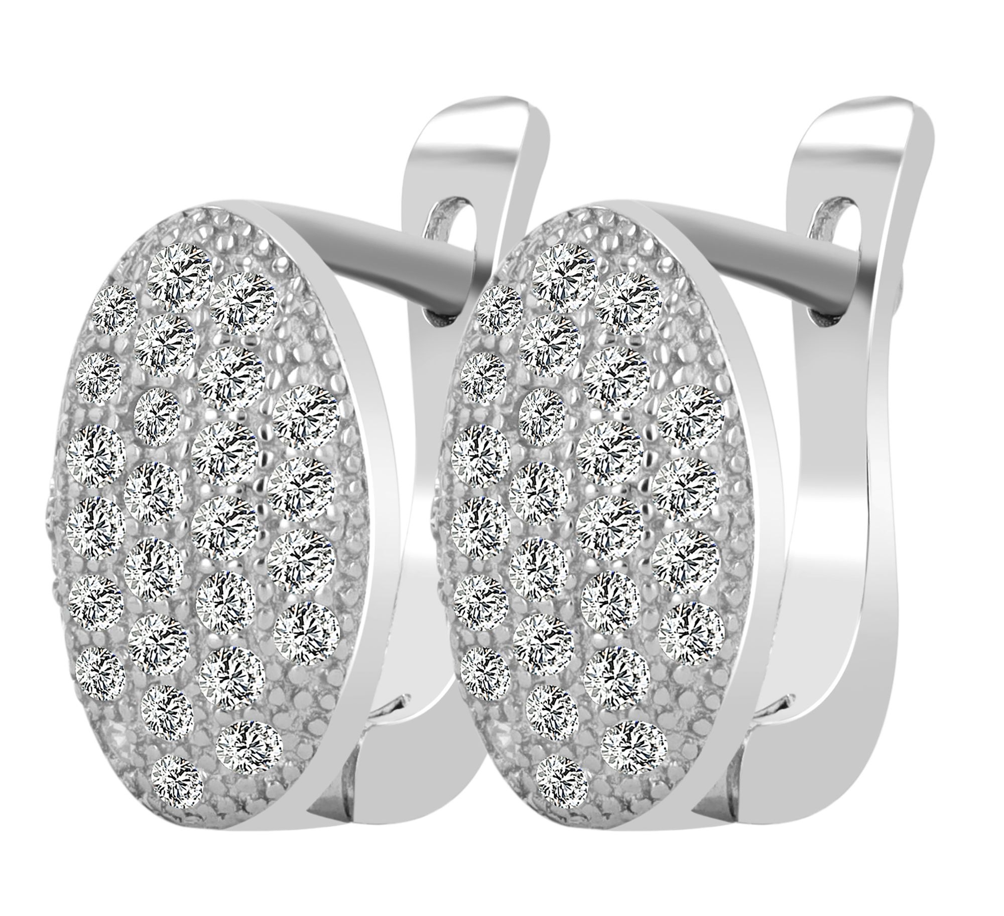 Adelia´s Klappcreolen "Damen Ohrringe – Klappcreole aus 925 Silber" Eine sc günstig online kaufen