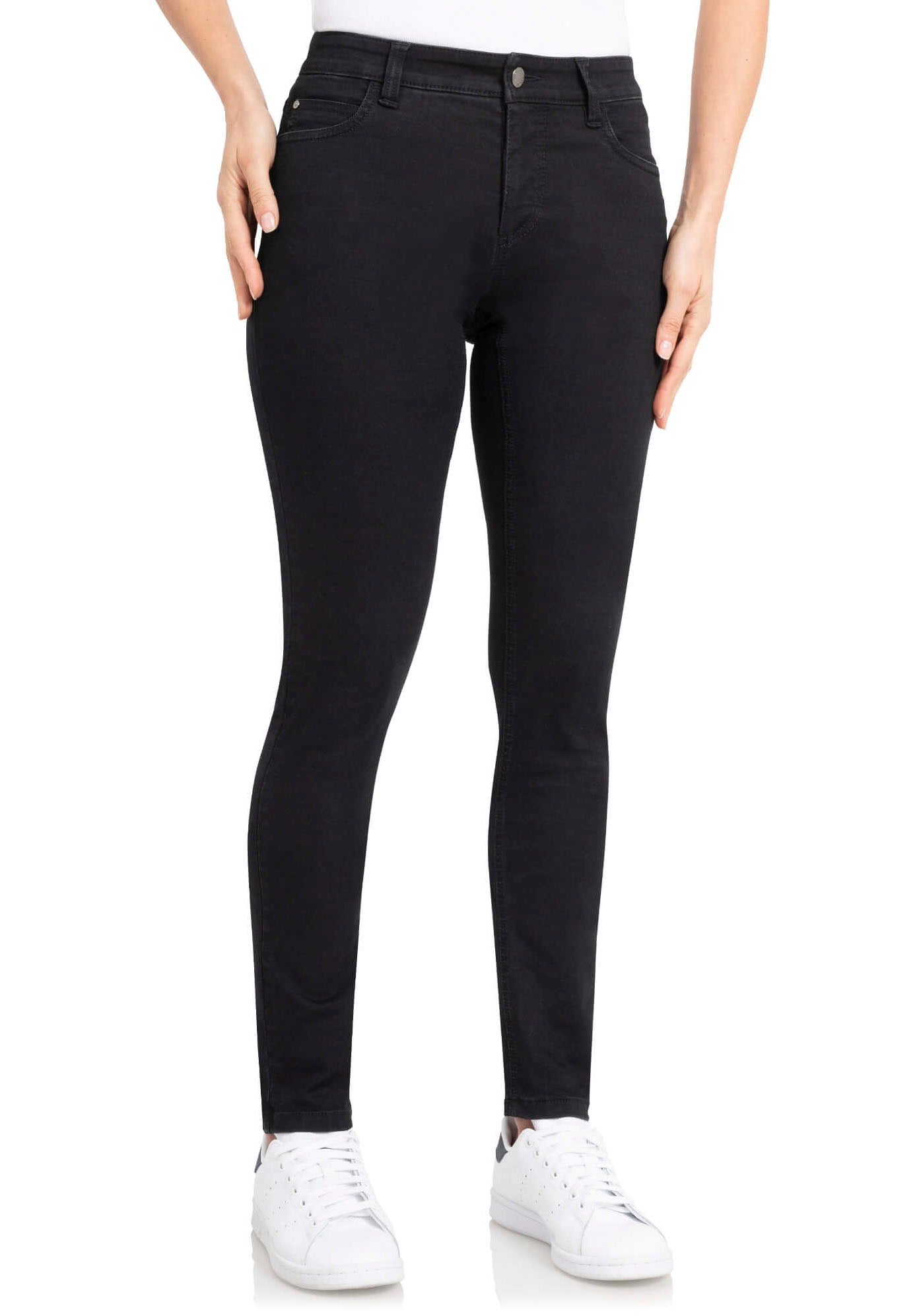 wonderjeans Skinny-fit-Jeans "niedrige Leibhöhe" Schmaler Skinny-Fit in hochelastischer Qualität