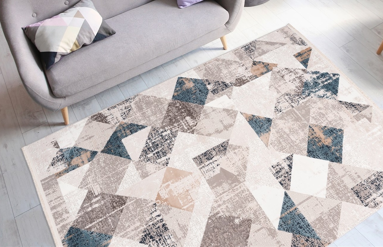 calo-deluxe Teppich "Miran 125" rechteckig 12 mm Höhe Vintage Design, mit F günstig online kaufen