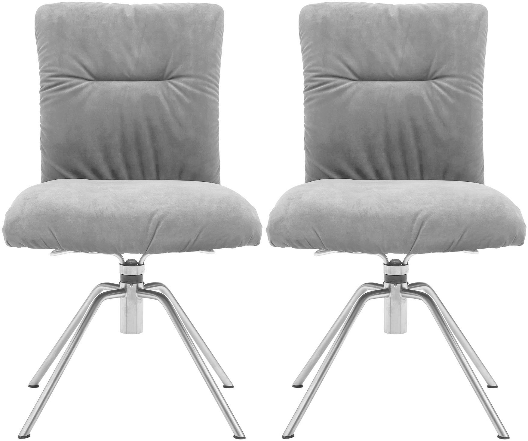 Musterring Polsterstuhl "Helmond 6600", (Set), 2 St., Polyester, Gestell Ed günstig online kaufen