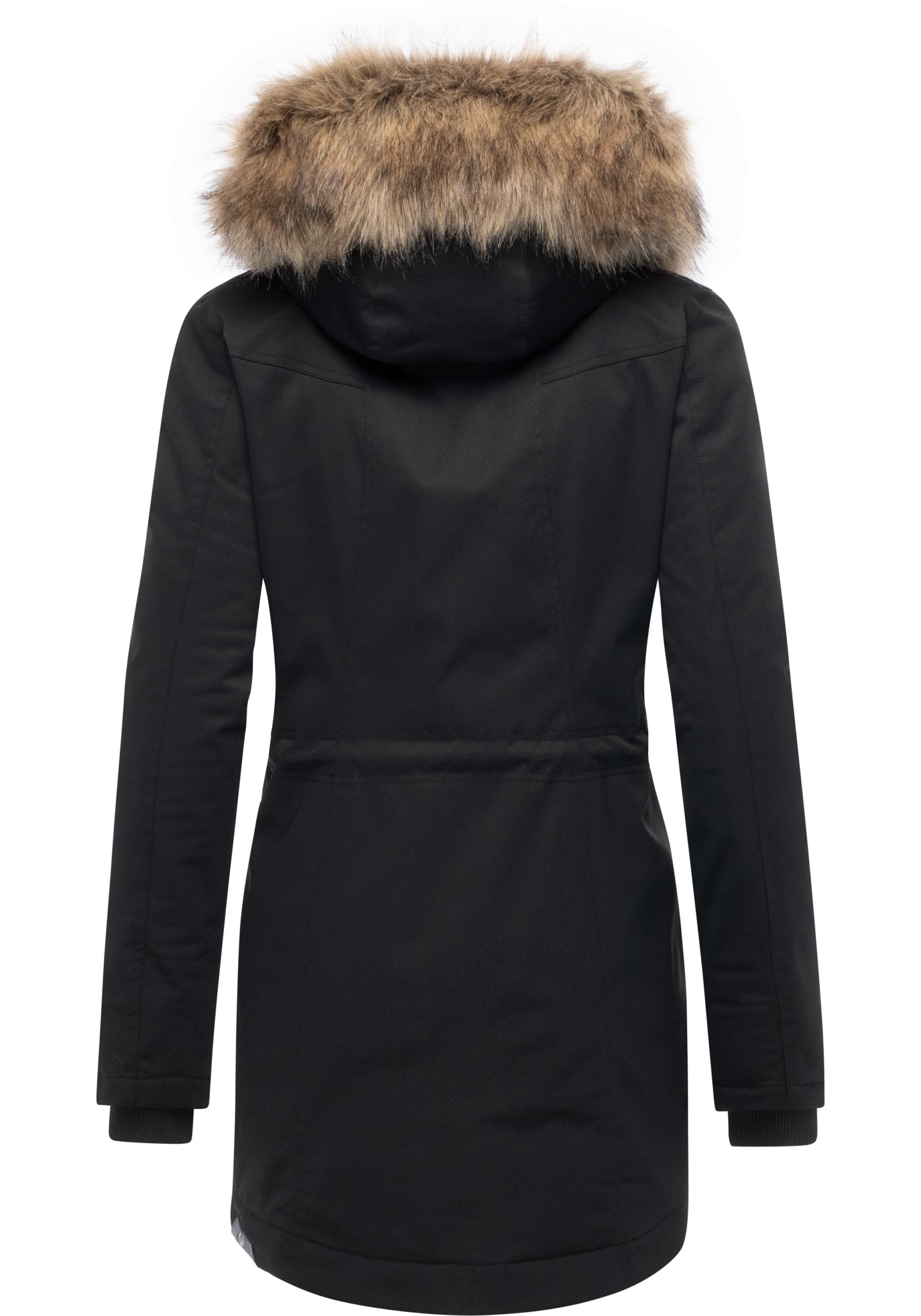 Ragwear Kurzmantel »Ellsa B YOUMODO« Warmer Damen Winterparka