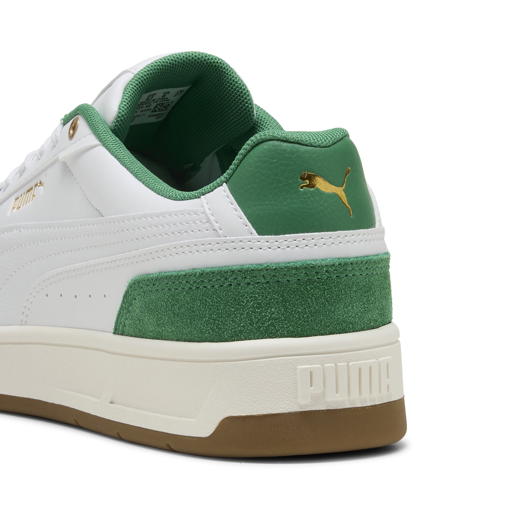 Baskets Femme Puma Court Classico Sport Blanc Vert Pointure 44 4