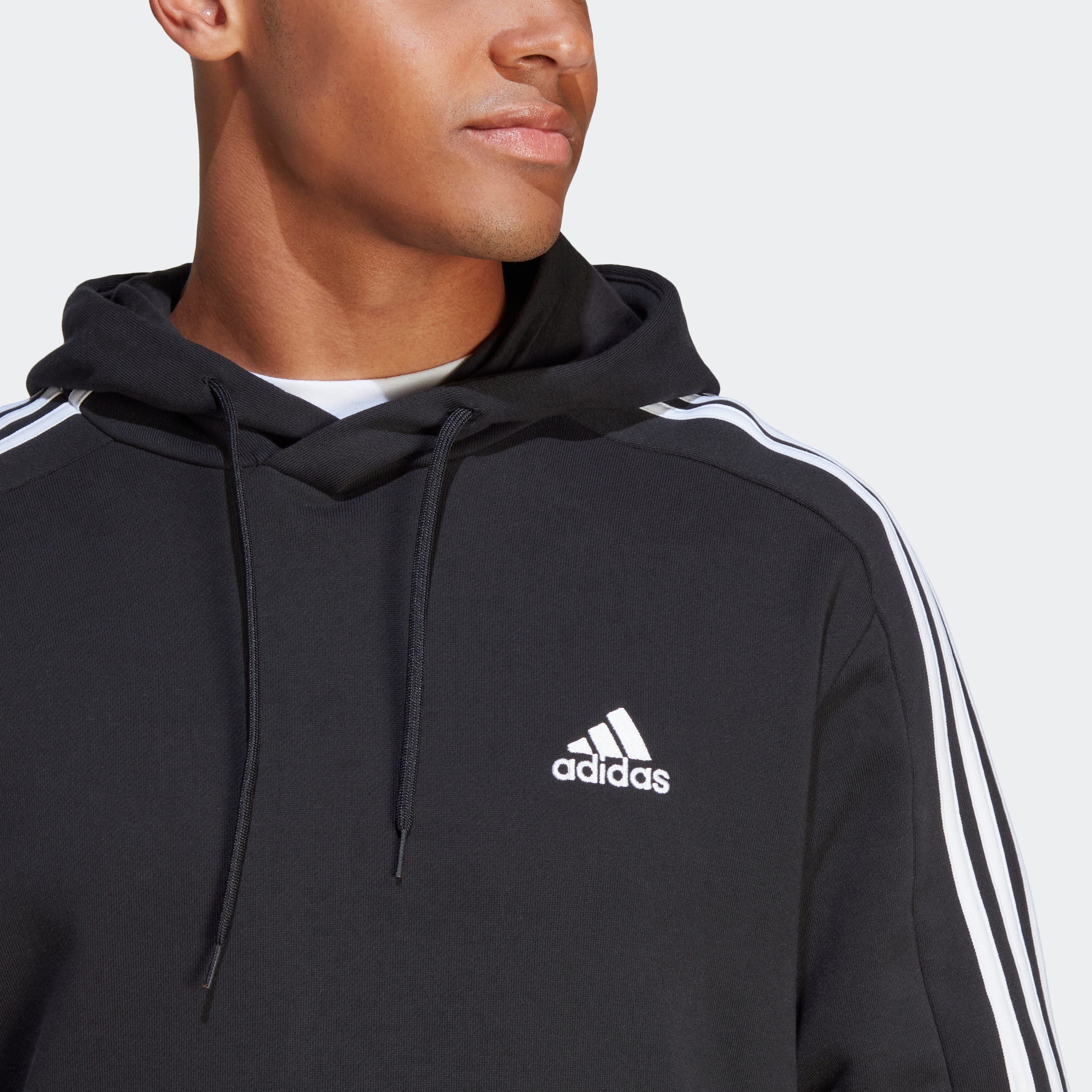 adidas Sportswear Kapuzensweatshirt »ESSENTIALS FRENCH TERRY 3STREIFEN HOODIE«