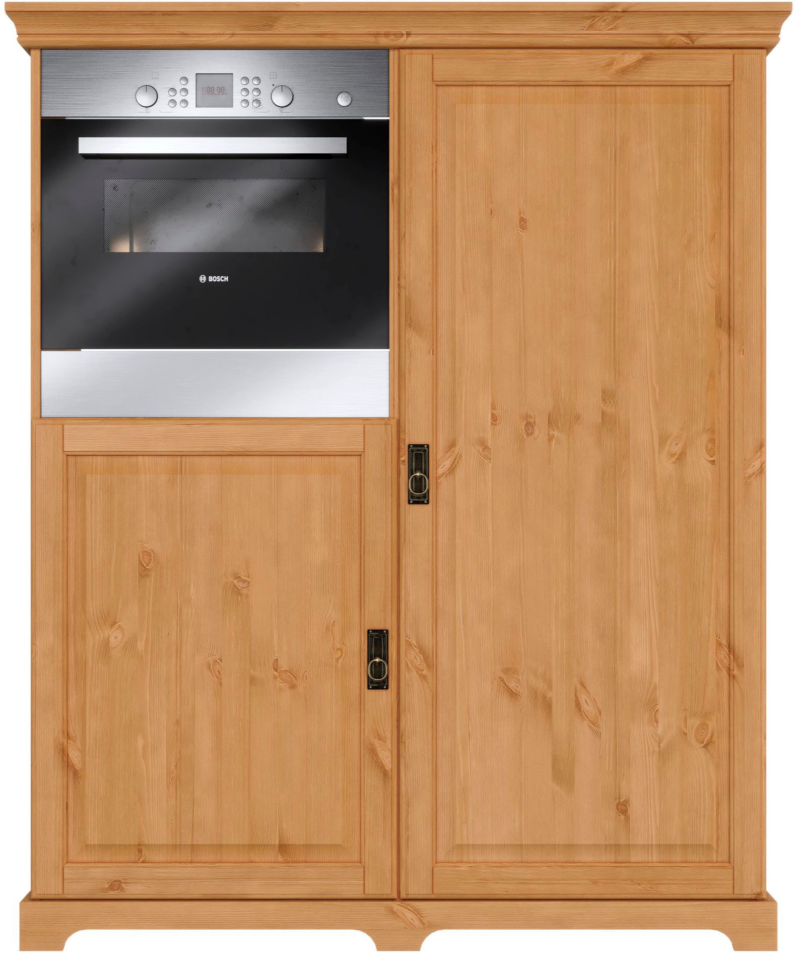 Home affaire Backofen/Kühlumbauschrank "Rügen", Breite 127 cm, Kiefer massi günstig online kaufen