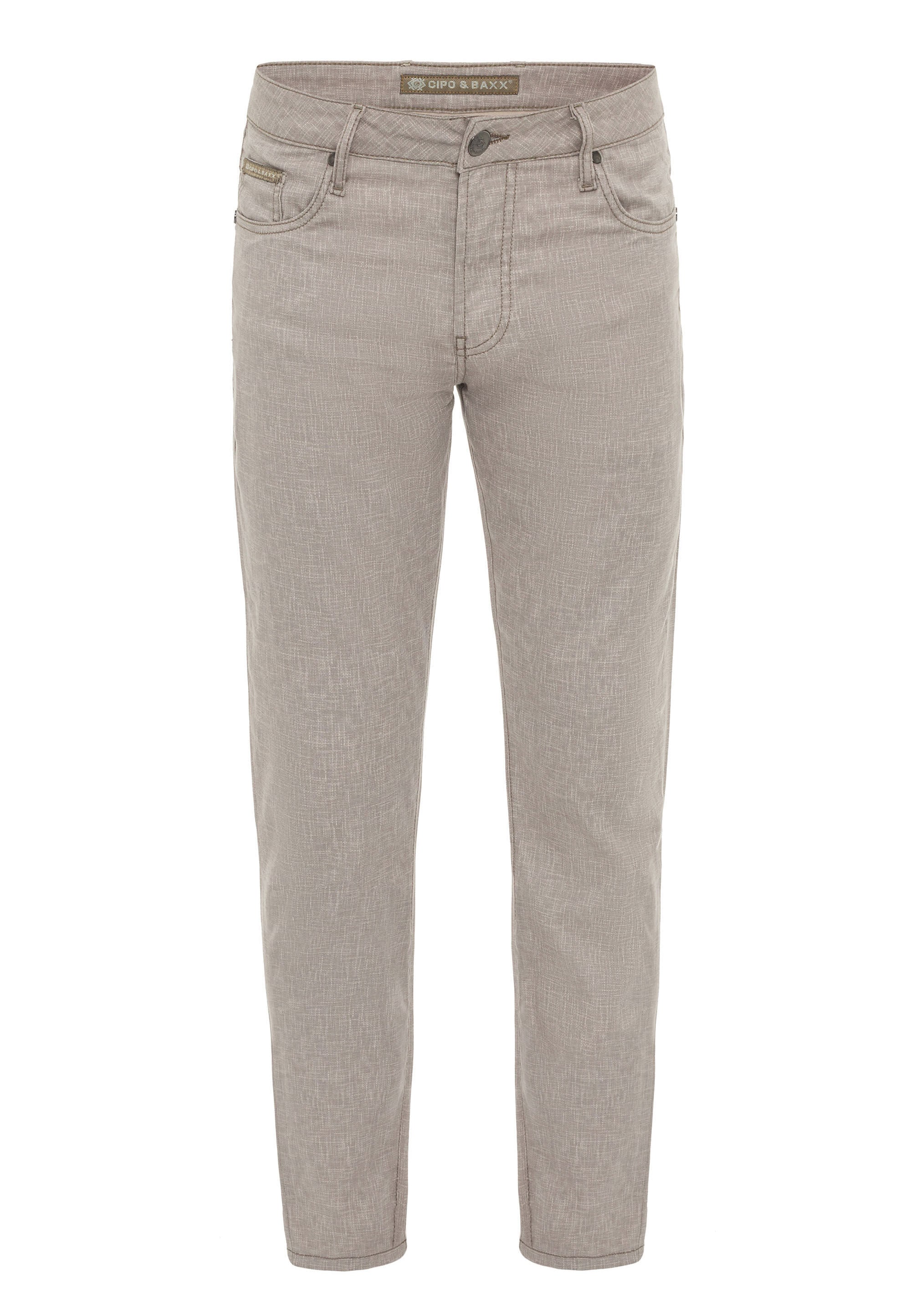 Cipo & Baxx Stoffhose "Cipo & Baxx Hose" im unifarbenen Look
