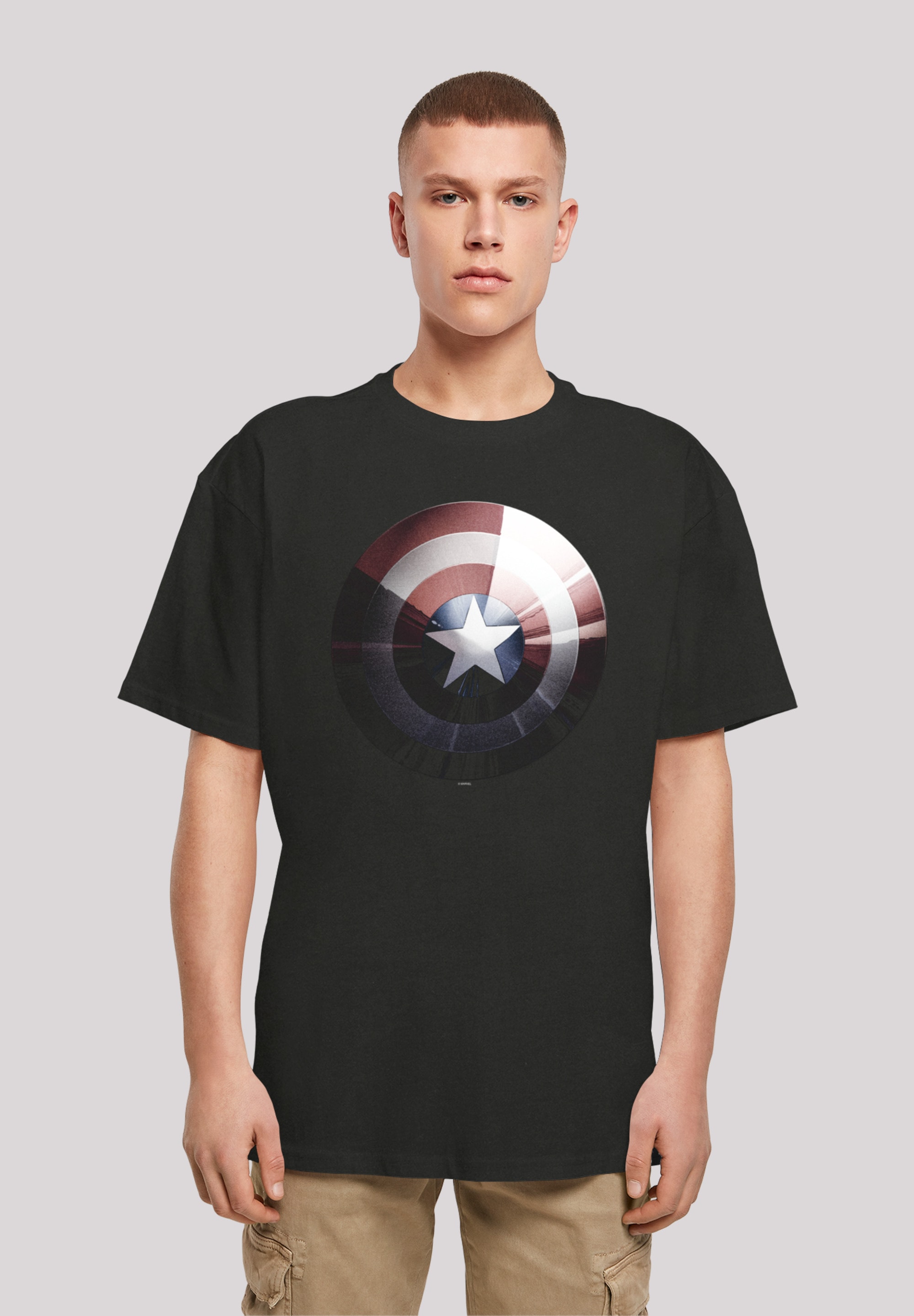 F4NT4STIC T-Shirt "Marvel Captain America Shield Shiny", Print günstig online kaufen