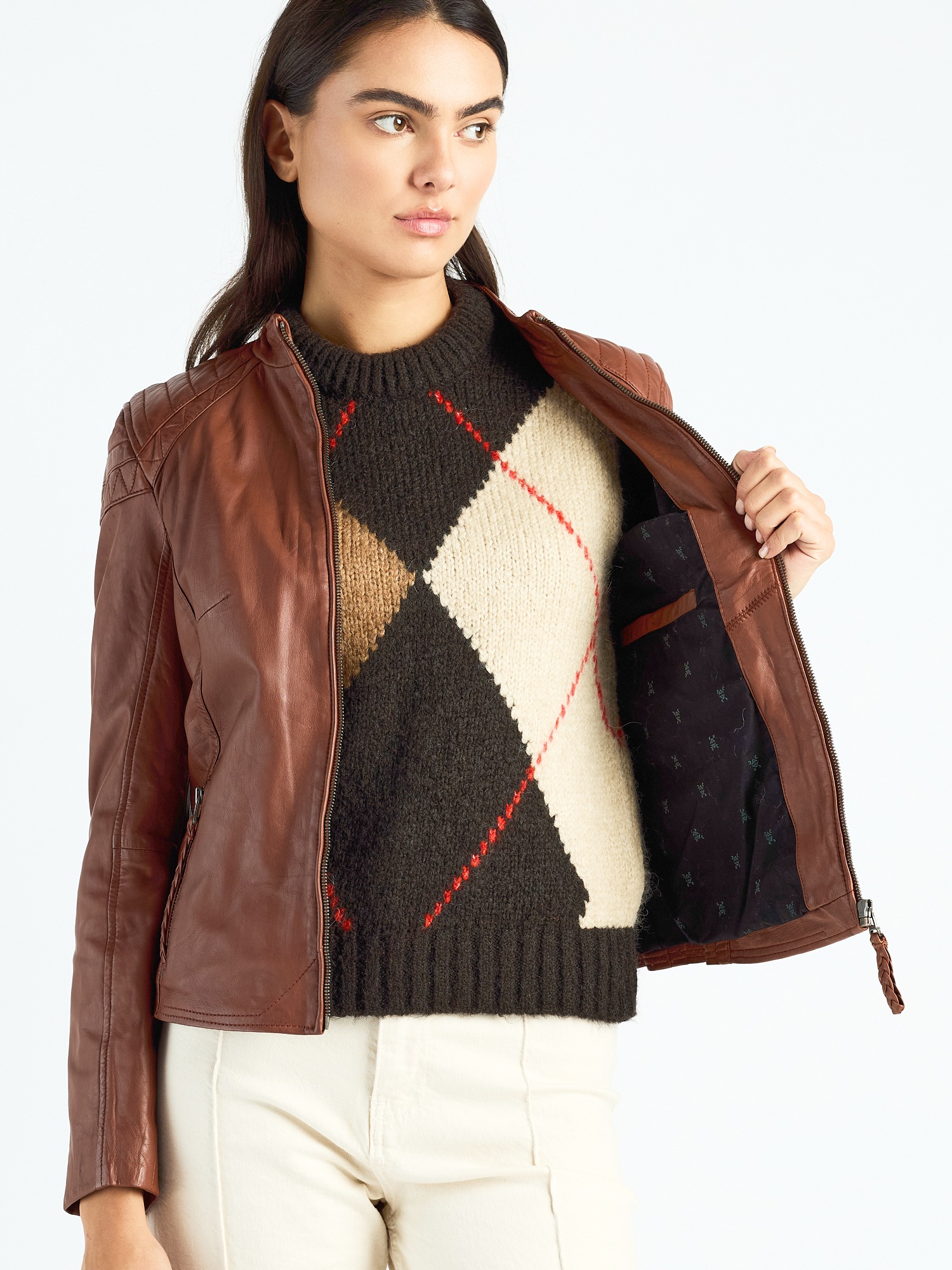 Maze Lederjacke »Brightwater«