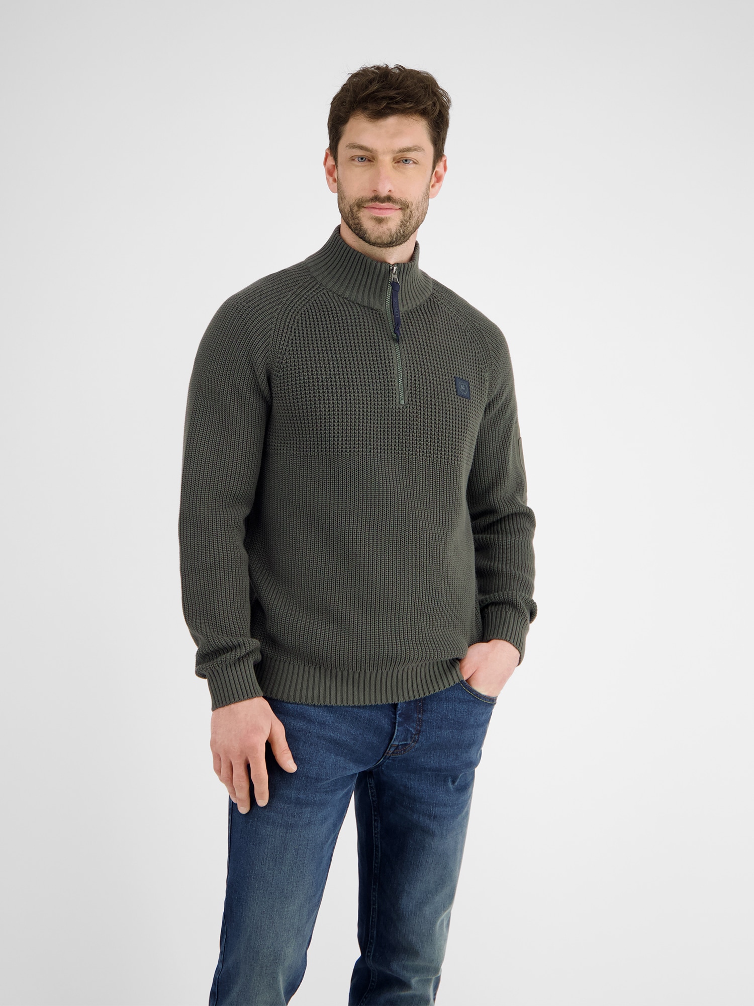 LERROS Troyer "LERROS Herren Stricktroyer, grob gerippt" günstig online kaufen