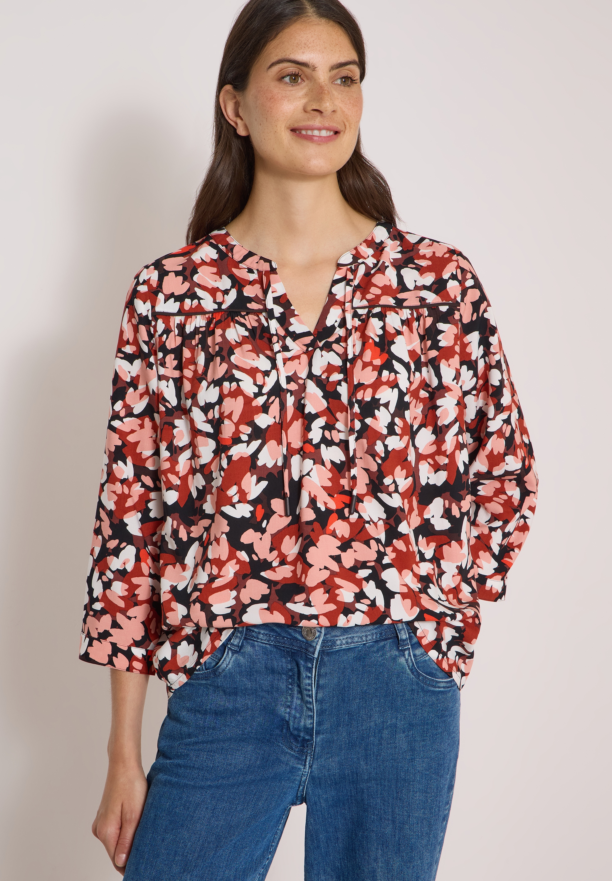 Cecil Shirtbluse mit allover Print