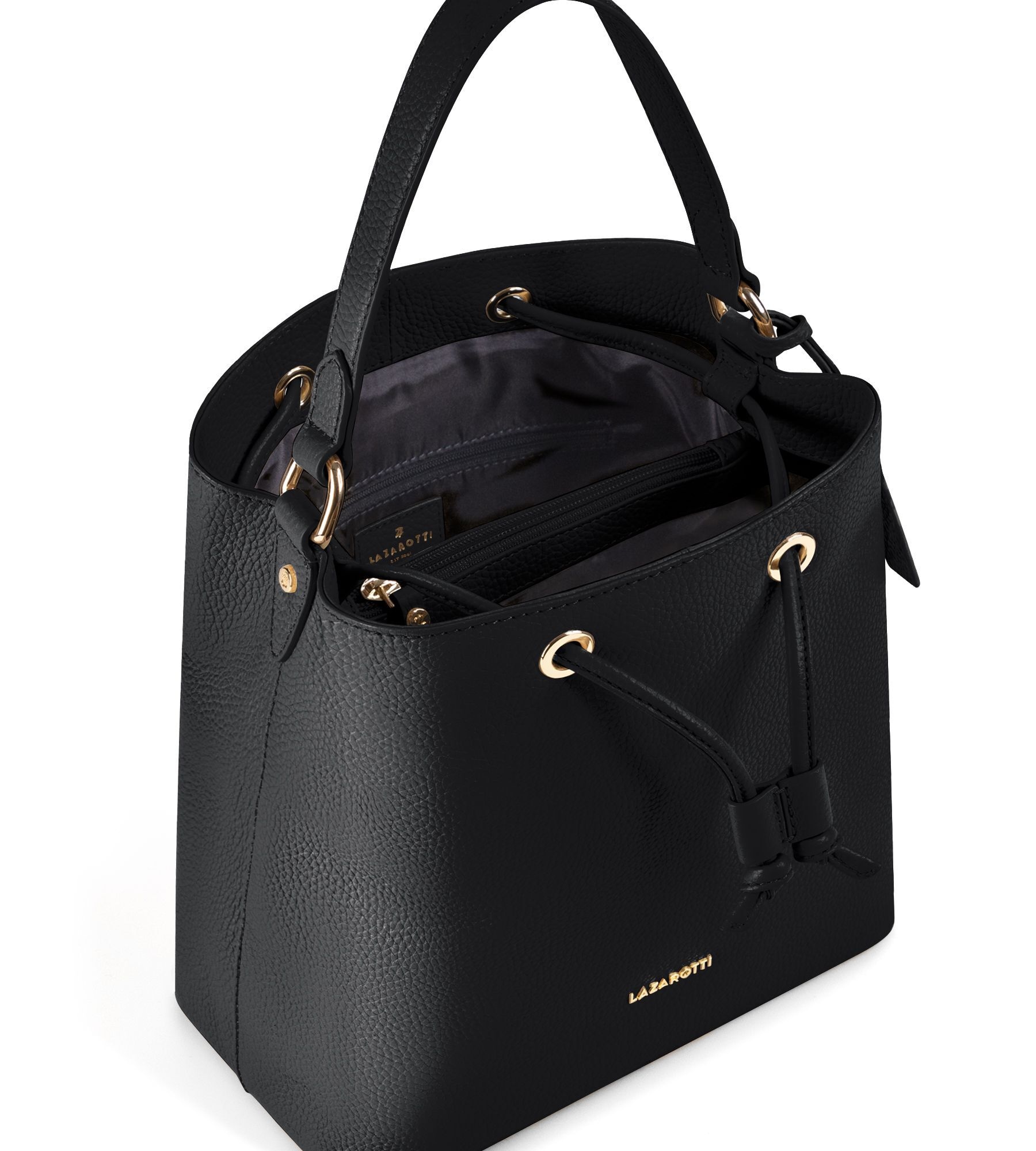 Lazarotti Beuteltasche »Bologna Leather Crossbody Beuteltasche Leder 25 cm«