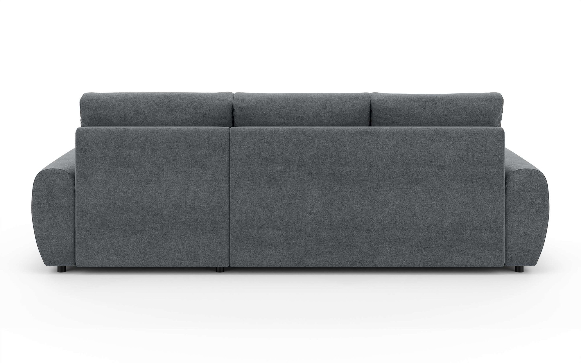 INOSIGN Ecksofa »HAVERHILL Schlafsofa mit Bettkasten, Maße B/H/T: 237/89/166 cm«, L-Form mit Recamiere links oder rechts bestellbar, Wellenunterfederung